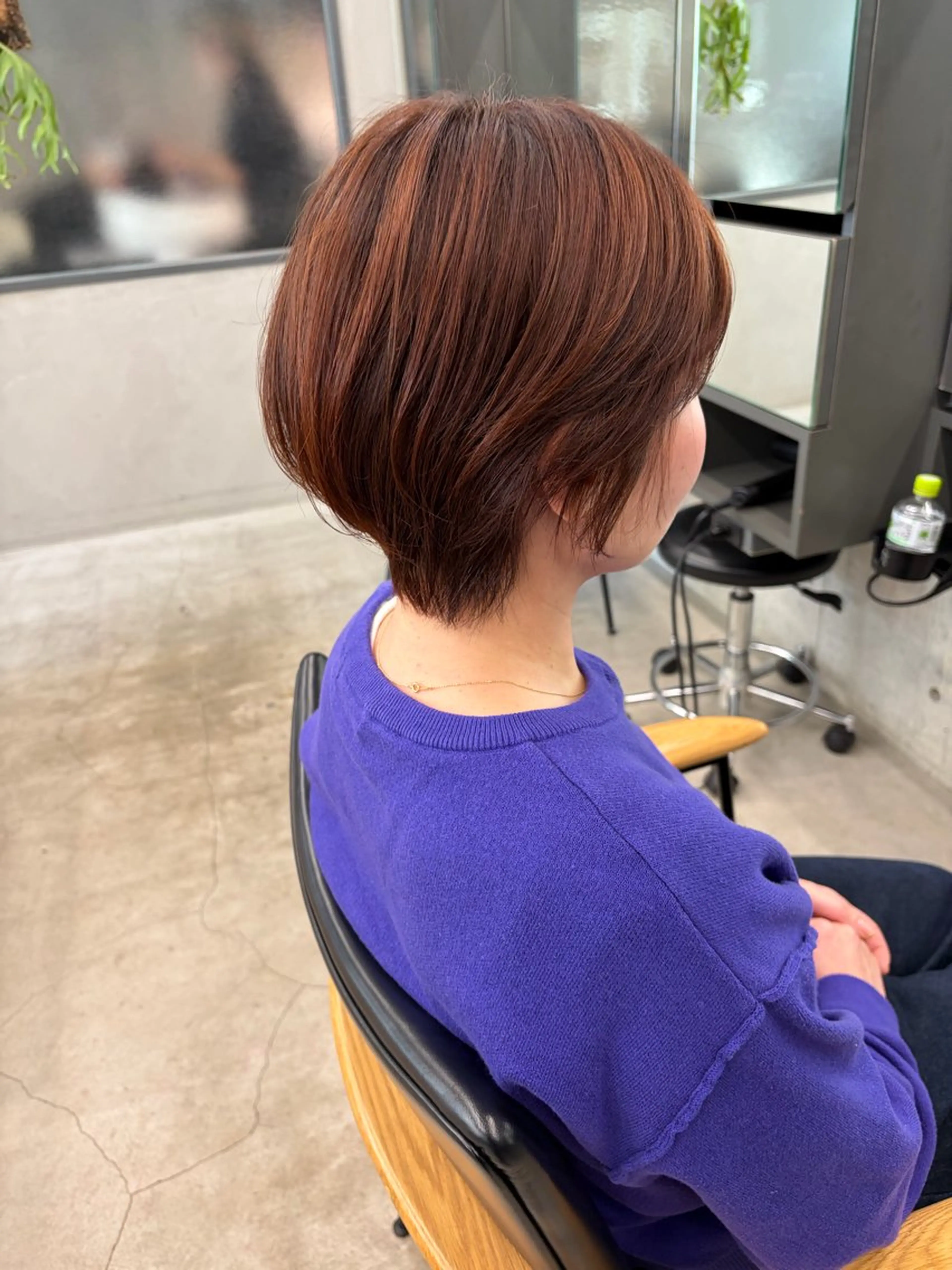 ショート 透明感カラー/似合わ せカット/大島実加永のヘアスタイル