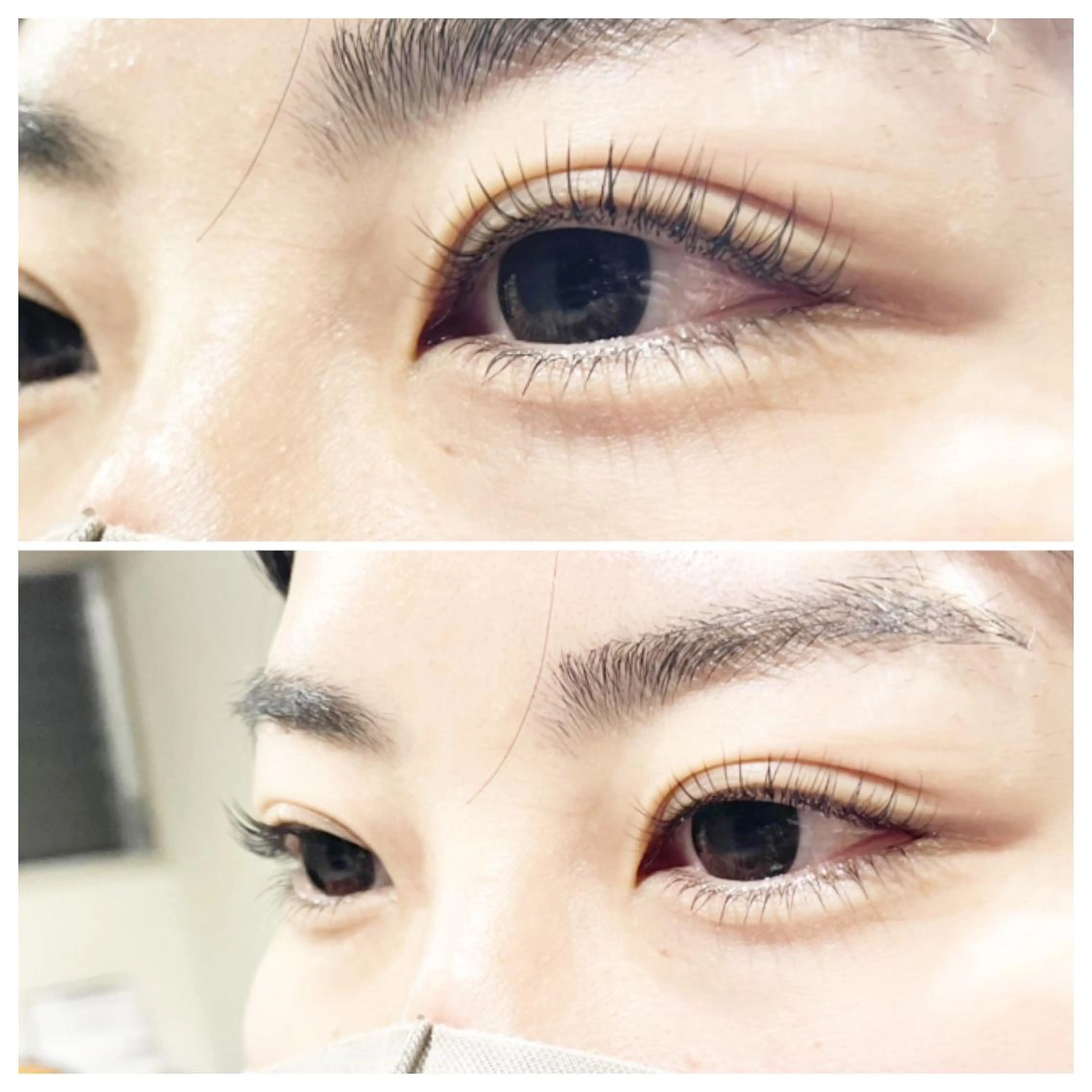 パリジェンヌラッシュリフト上下9000円の写真