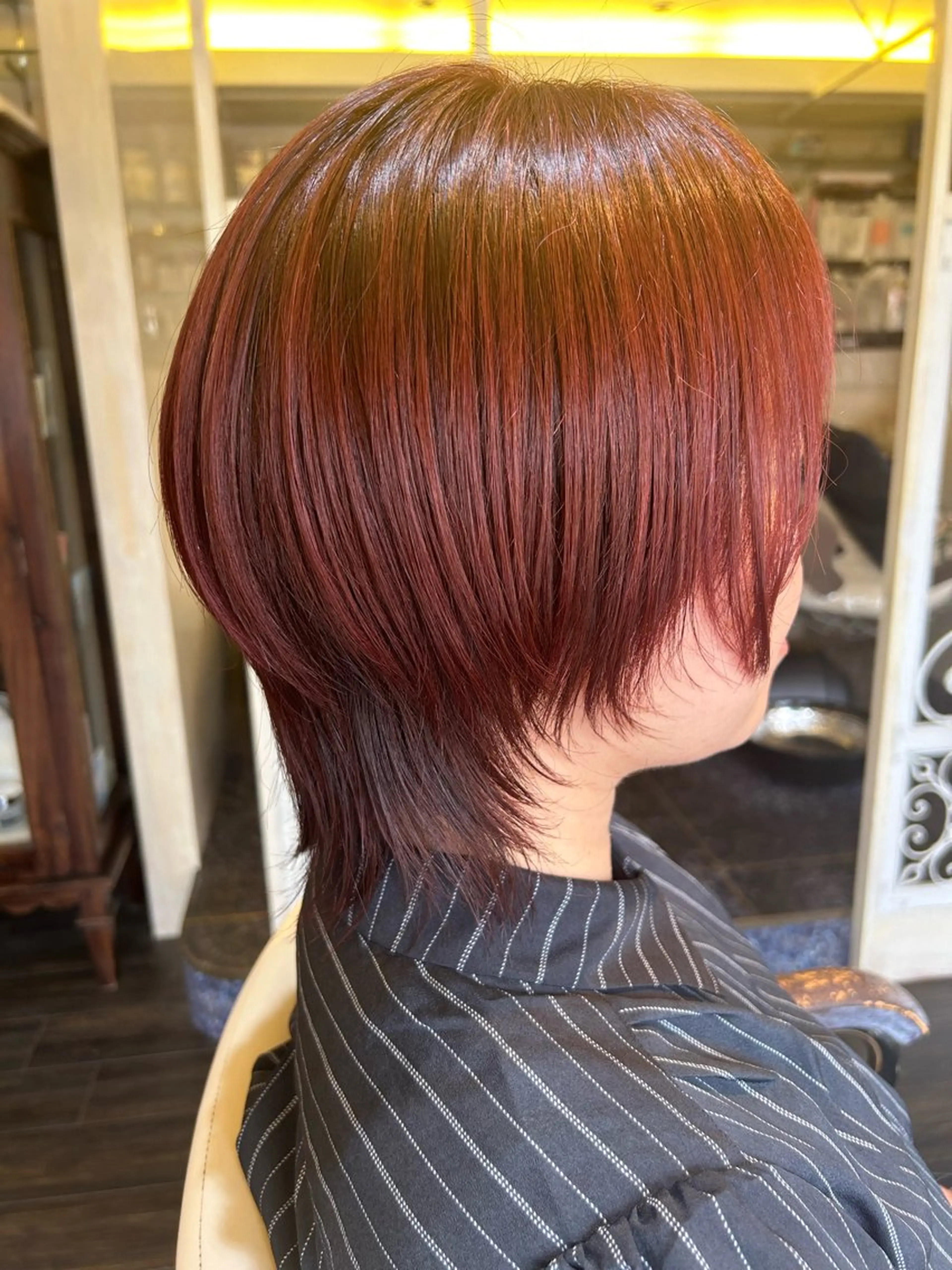 ミディアム カラー カット ヘアカラー トリートメント ヘアセット DiMPlE  ディンプル所属・🌸スタイリスト 山浦美恵のヘアスタイル