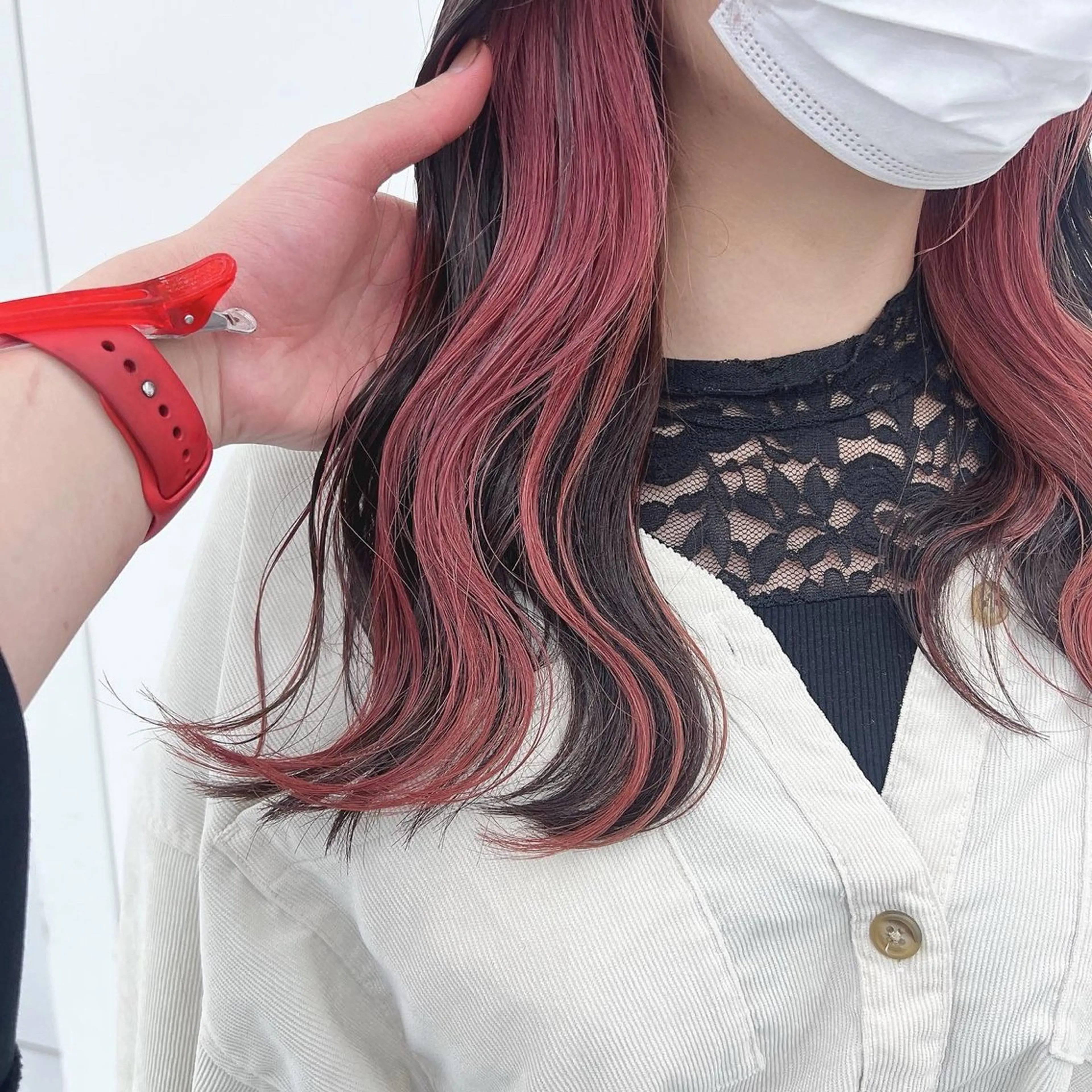 ロング カラー ヘアカラー トリートメント ヘッドスパ ヘアセット 韓国スタイル🇰🇷 トレンドレイヤー🪡のヘアスタイル