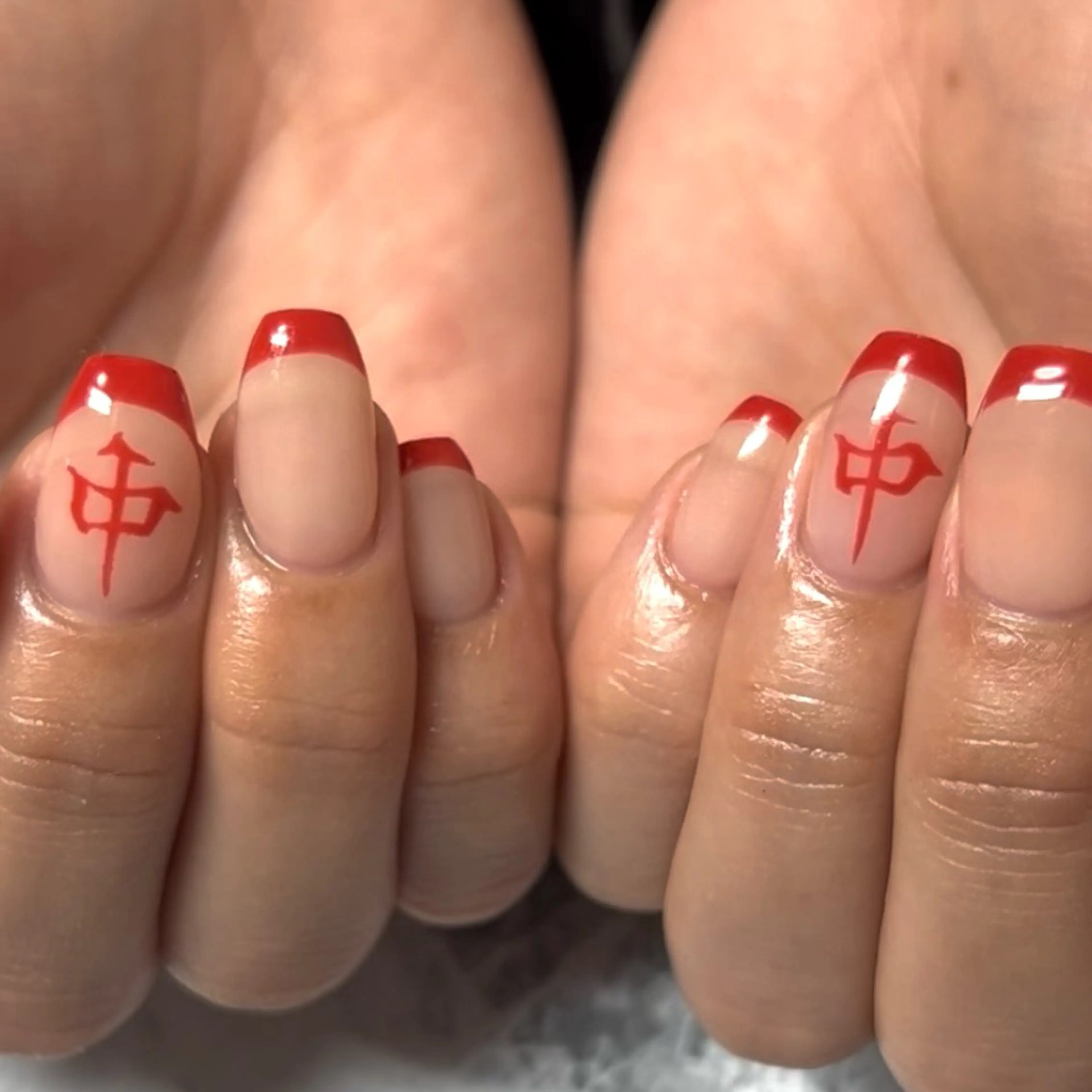 ネイル 韓国ネイル ハンドネイル 極楽 鳥花のネイルデザイン