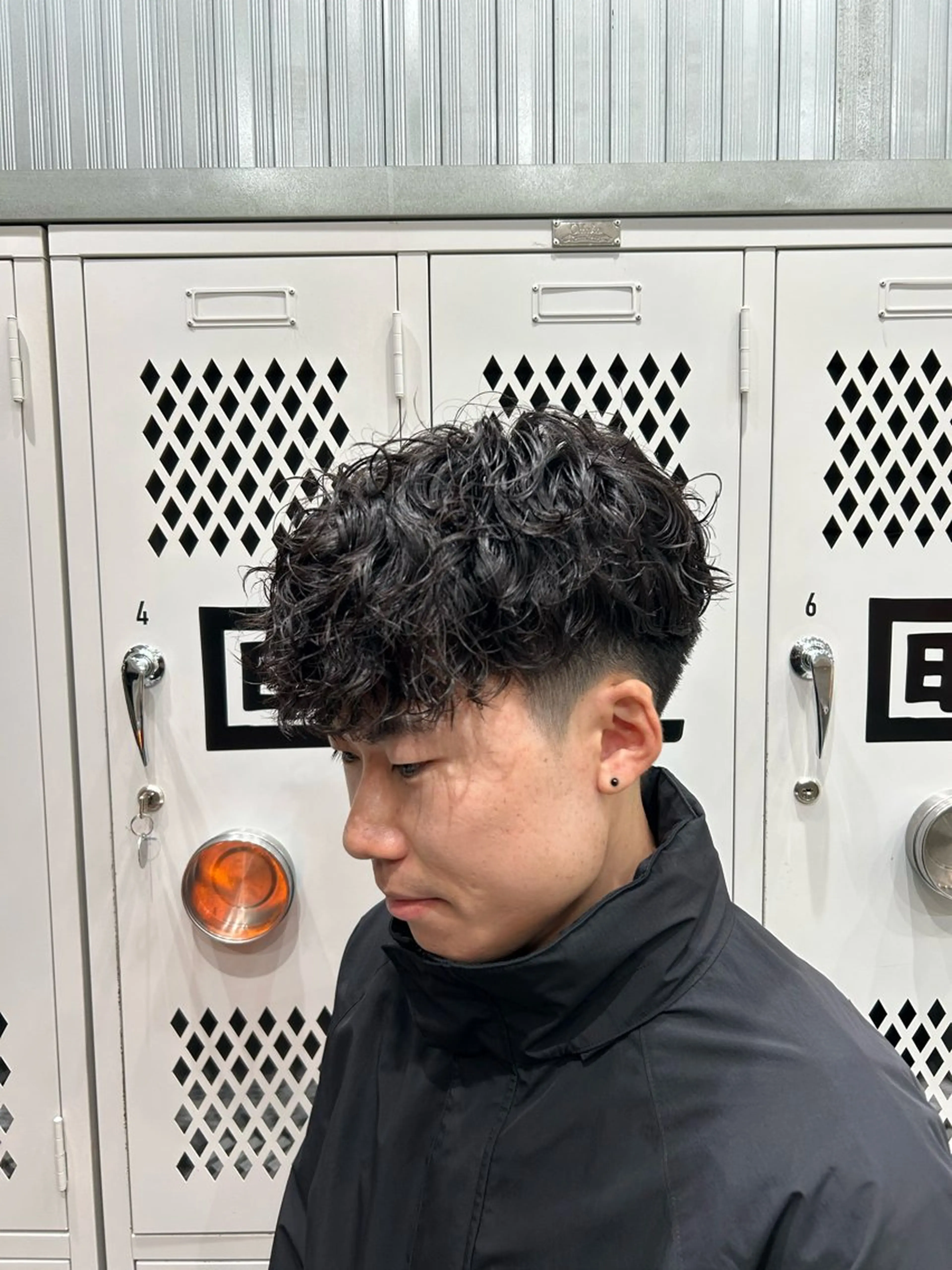 メンズ カット パーマ fifth春山 凜乃介のヘアスタイル