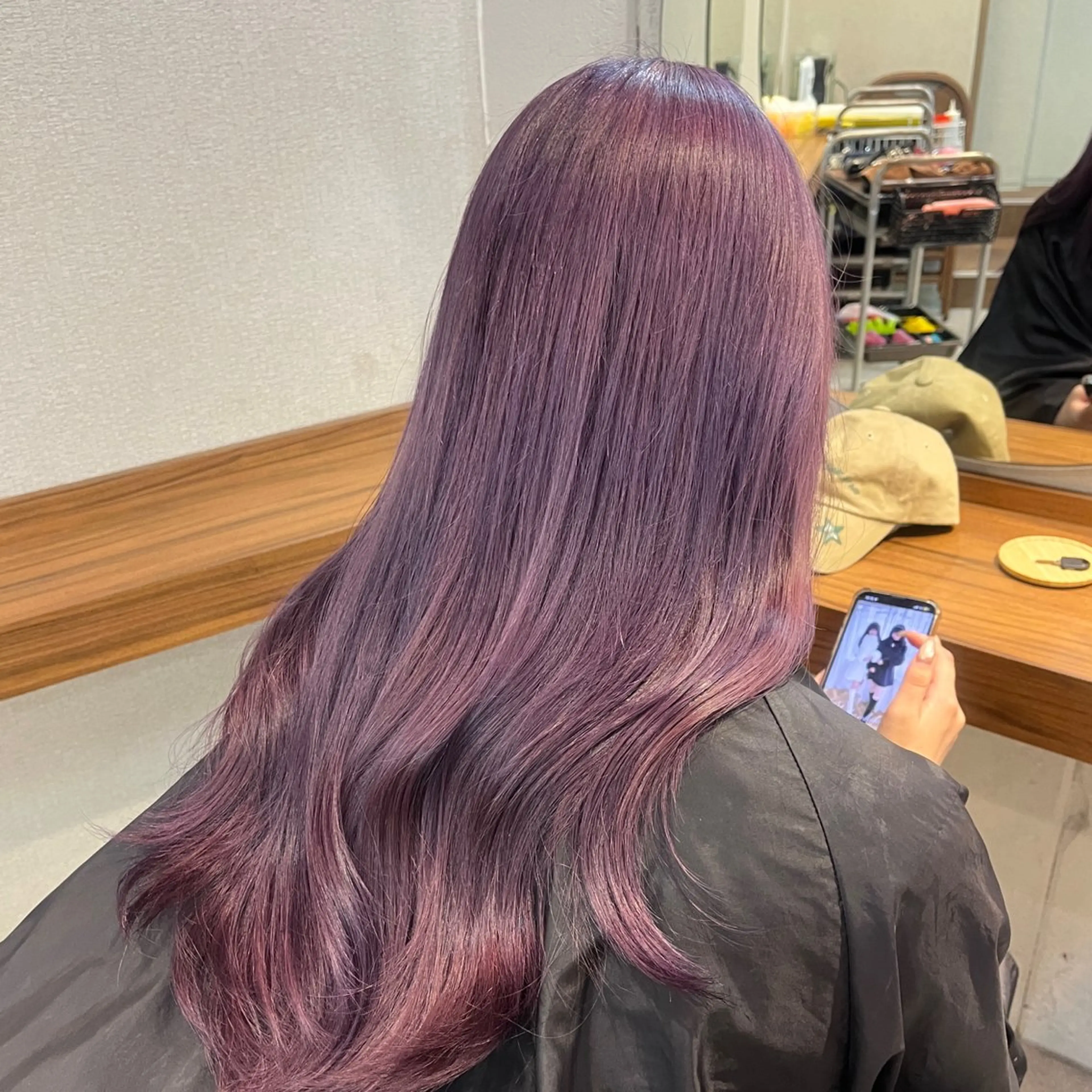 ロング カラー カット ヘアカラー EIGHT/ satone🩵のヘアスタイル