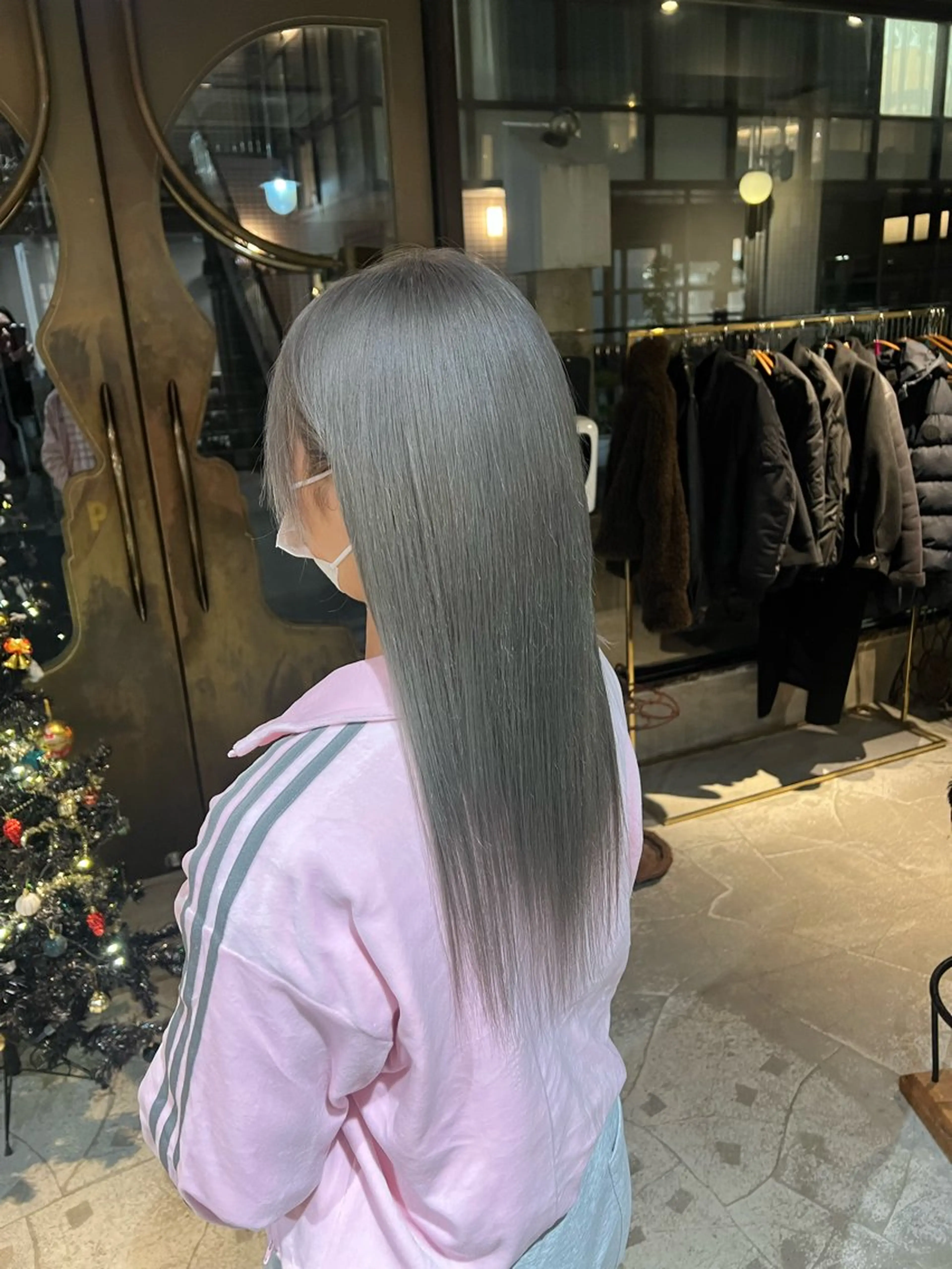 ロング カラー カット ヘアカラー トリートメント 赤みゼロ/透明感 カラー🌿KANTAのヘアスタイル