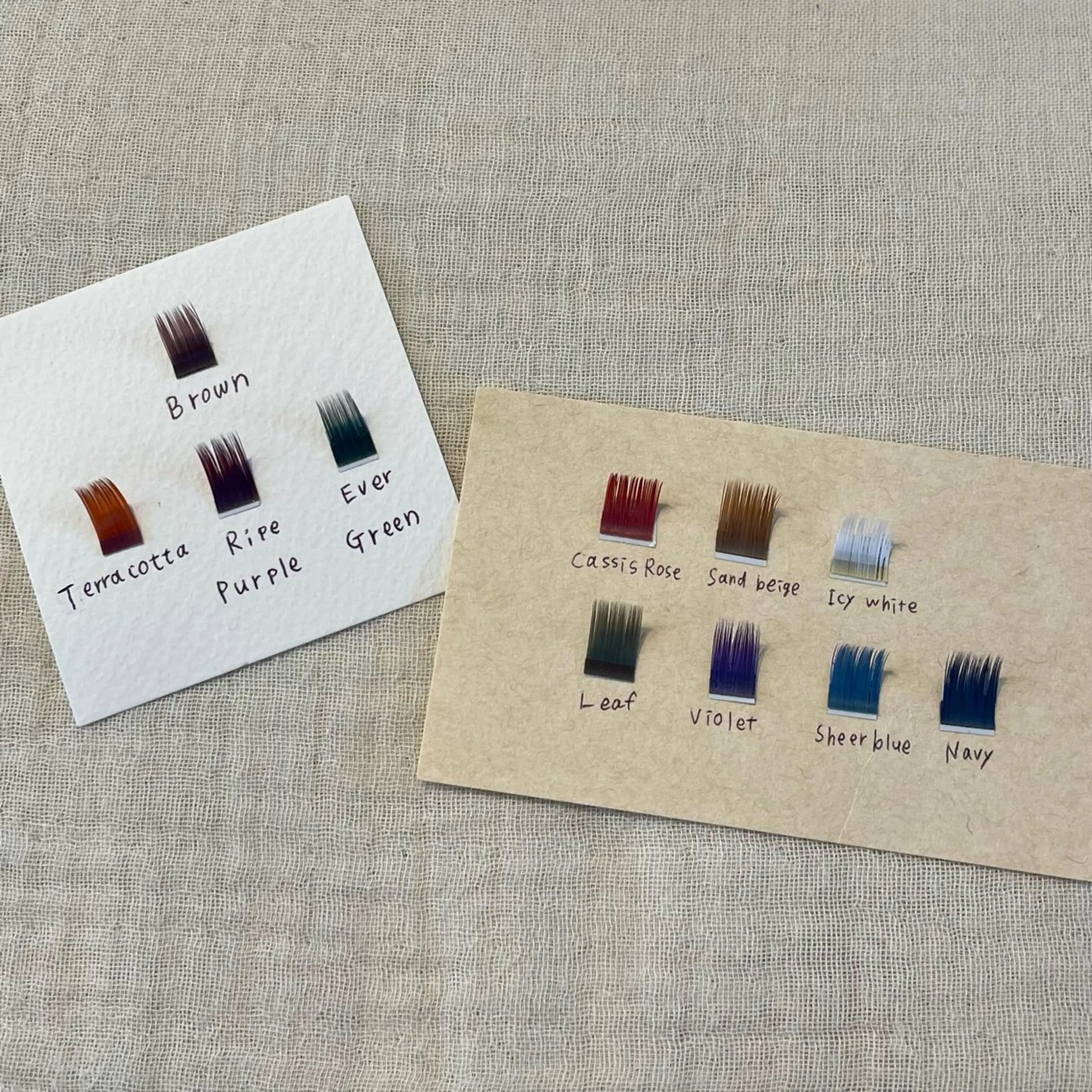 カラーエクステ120本までの写真