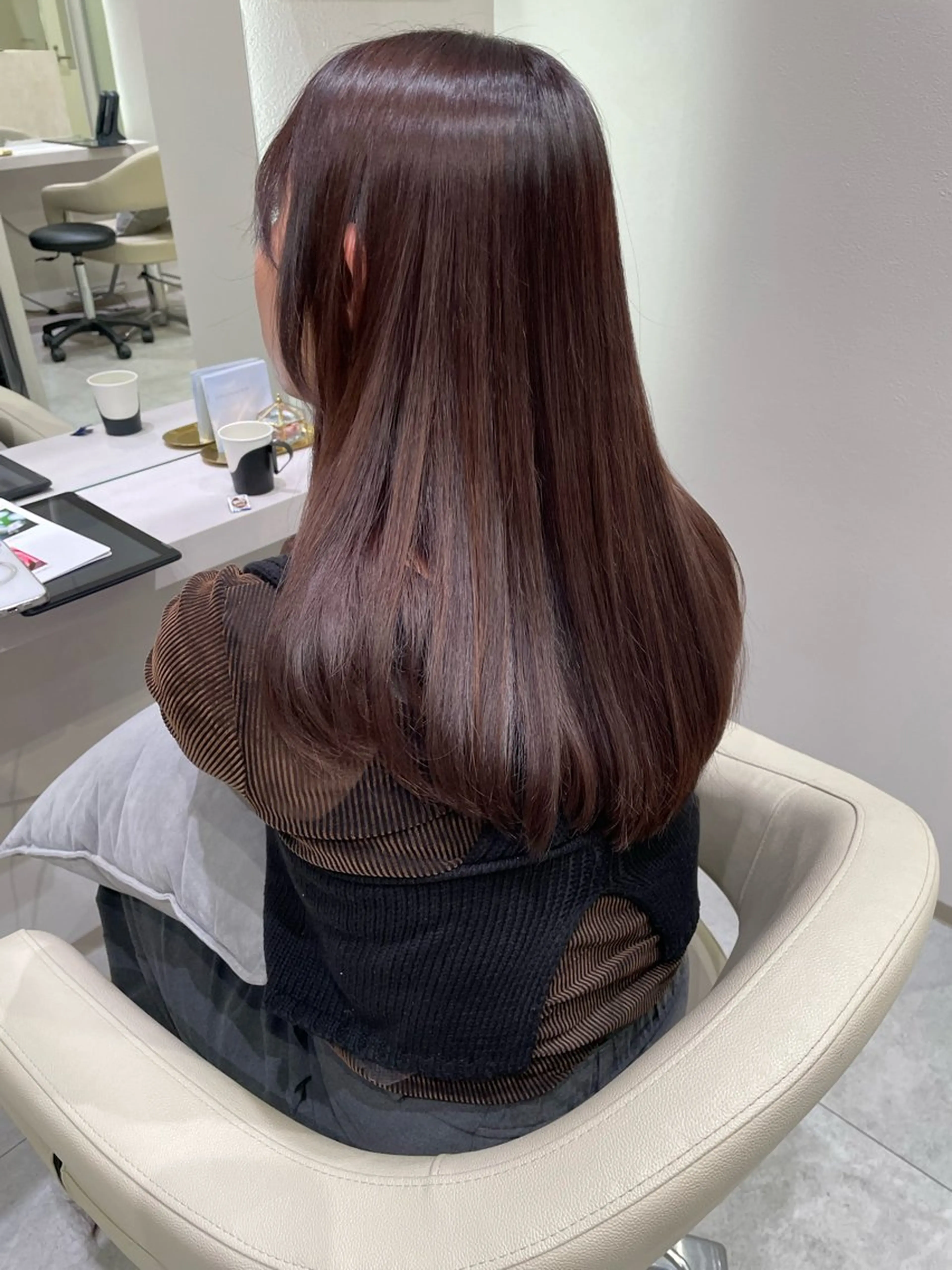ロング カラー 縮毛矯正 カット 縮毛矯正 トリートメント 🌷tocca Mai🌷のヘアスタイル
