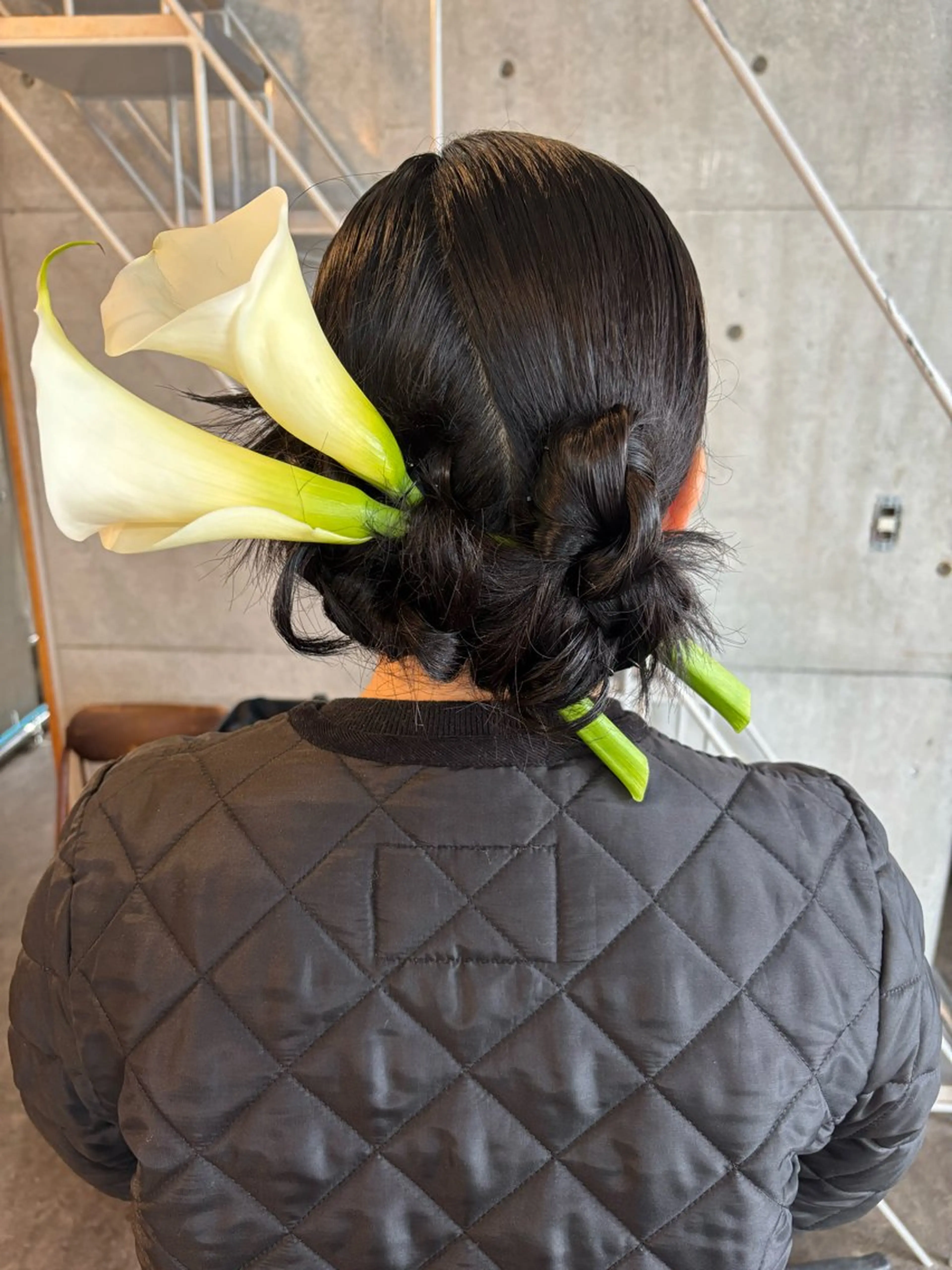 ミディアム ヘアアレンジ 卒業式のヘアスタイル 大林 エリコのヘアスタイル