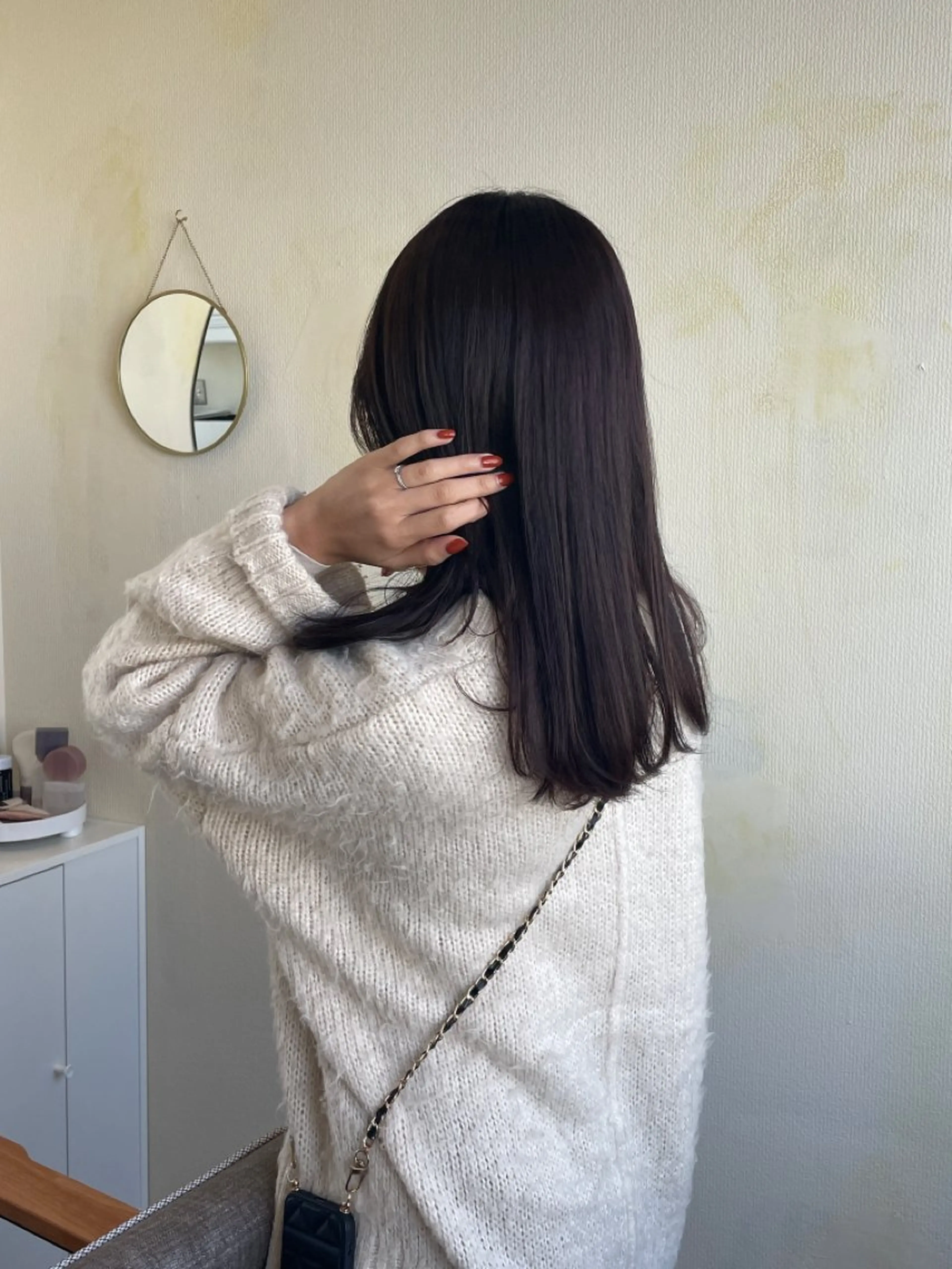 ロング カラー 🍋透け感カラー🍃 オリーブ🍐Kahoのヘアスタイル