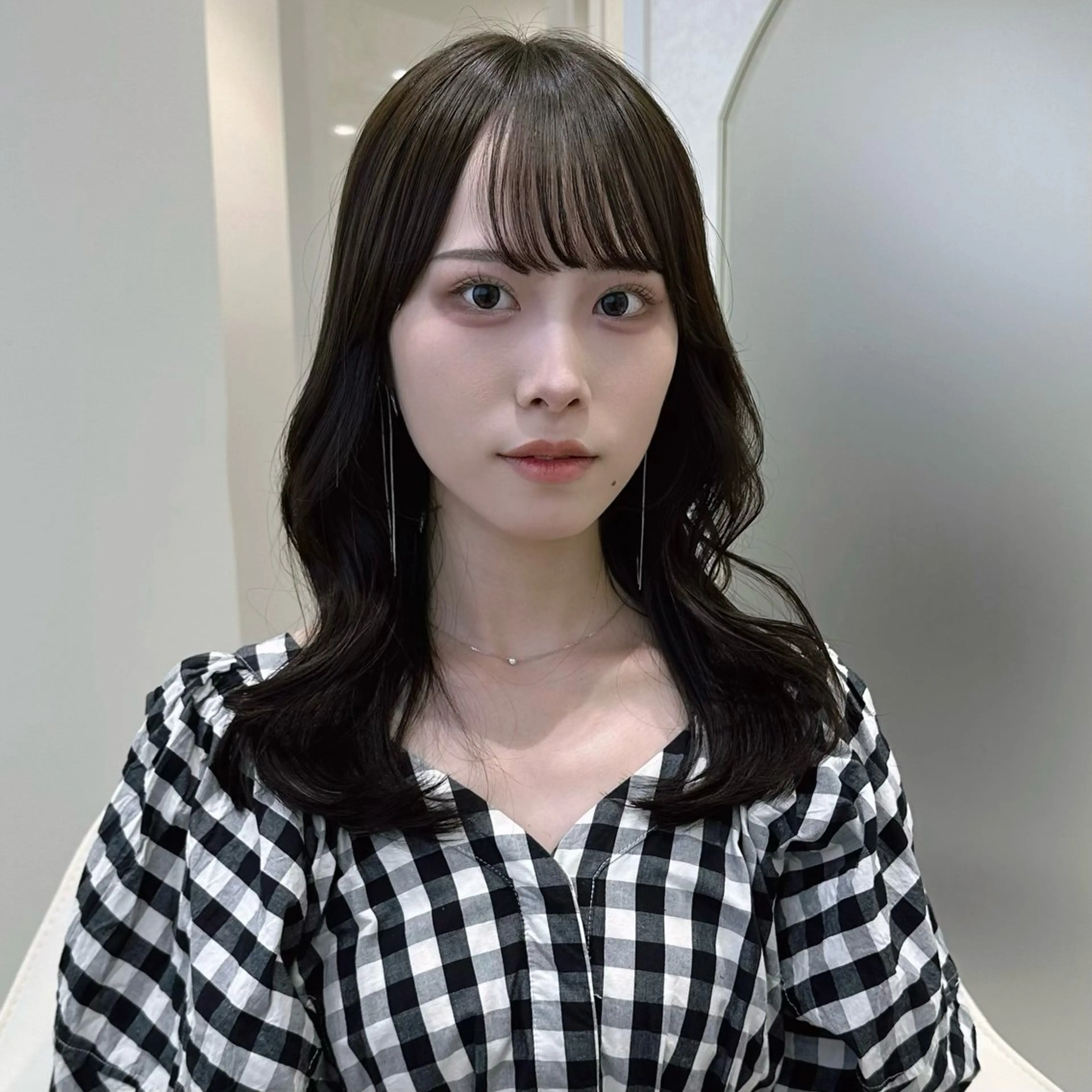 ミディアム 韓国𝐻𝑎𝑖𝑟 🇰🇷🖤ハラのヘアスタイル