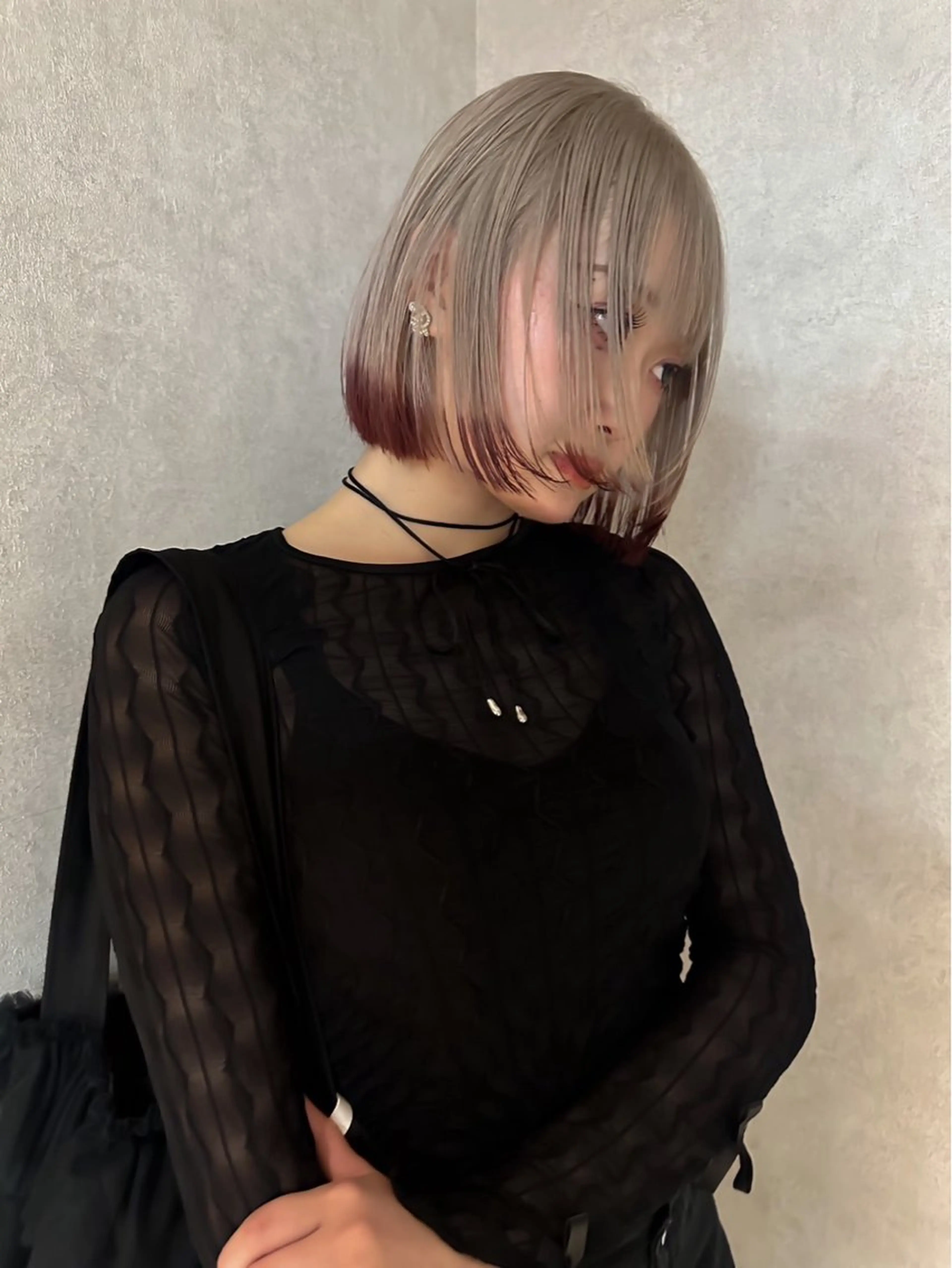 【人気メニュー】カット+ブリーチカラー+艶トリートメントの写真