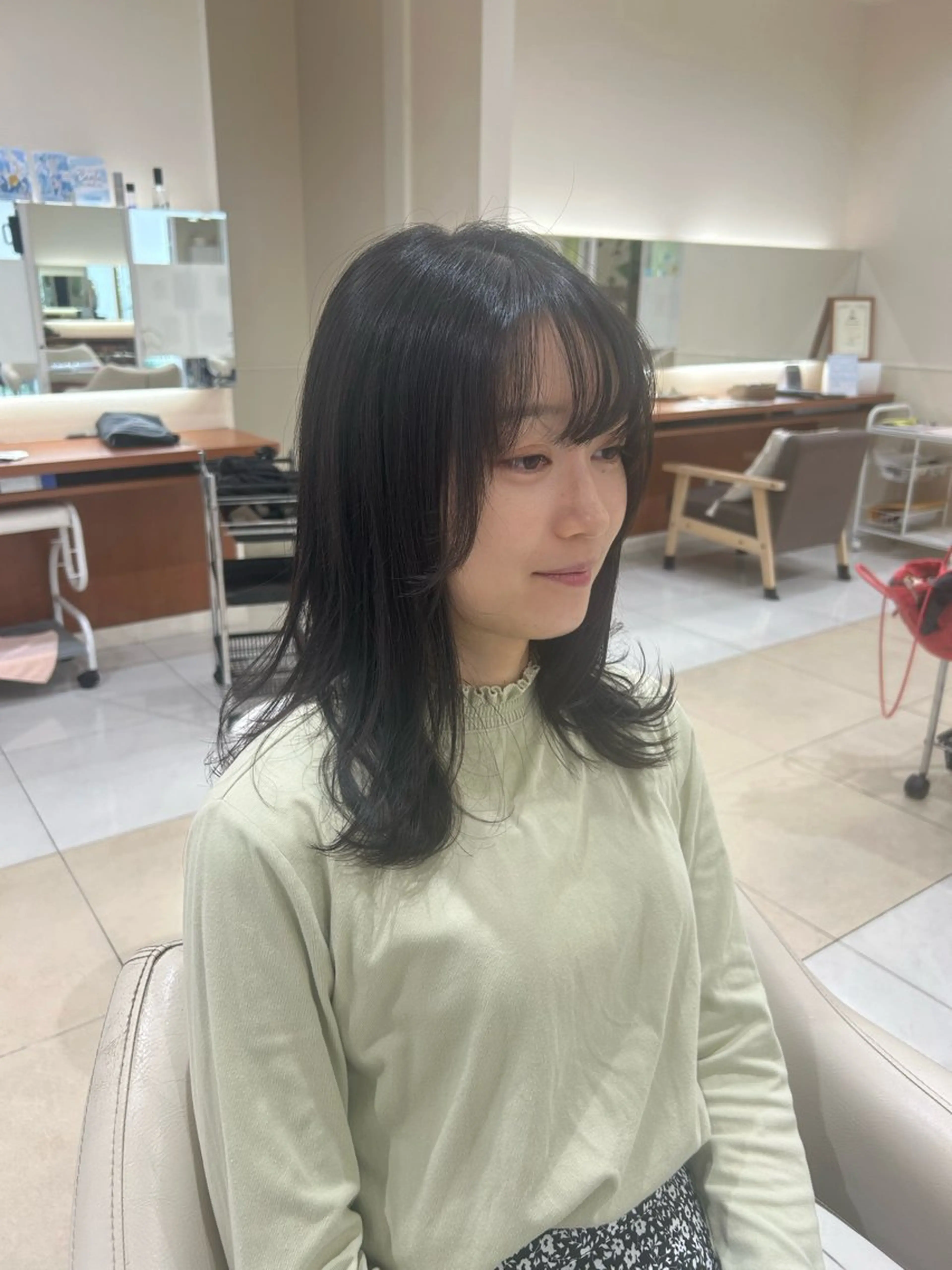 セミロング ラブーケ大垣店 石動のヘアスタイル