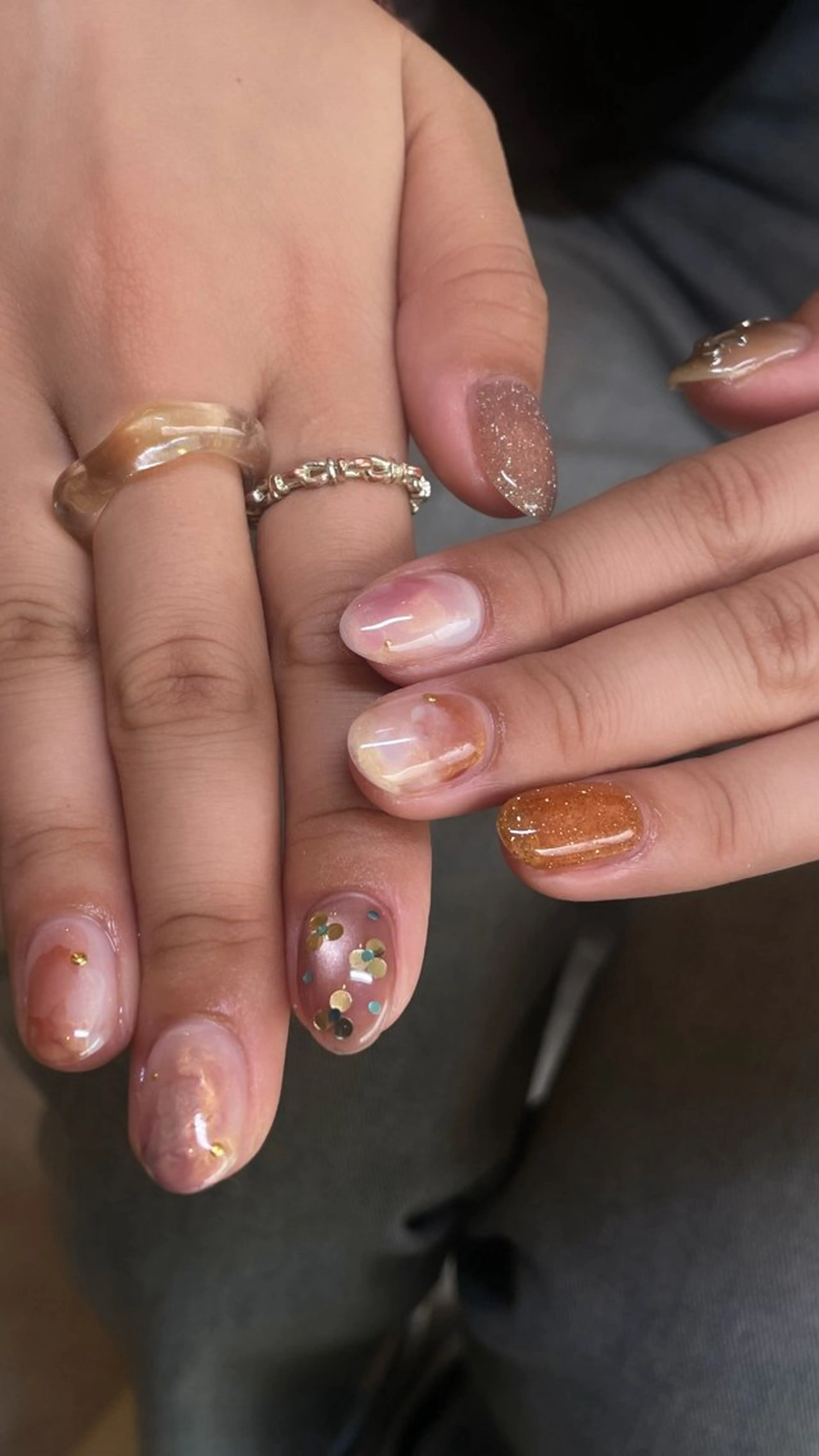 ネイル 卒業式 マグネットネイル ハンドネイル anny ／あにのネイルデザイン