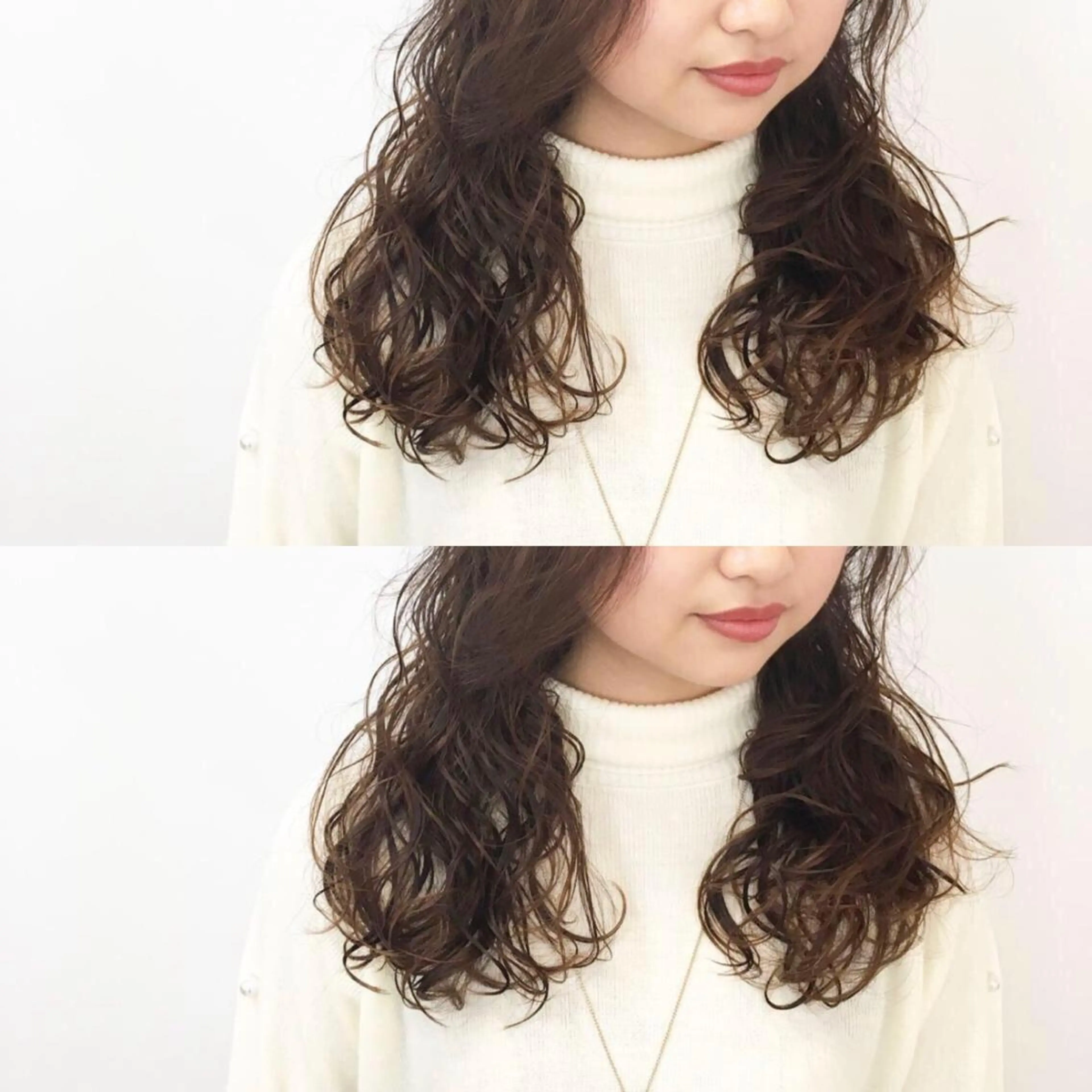 🍒コテ巻き風＊ゆるふわな柔らかい仕上がり🍒カット & デジタルパーマ ＆5stepトリートメント & 炭酸泉の写真