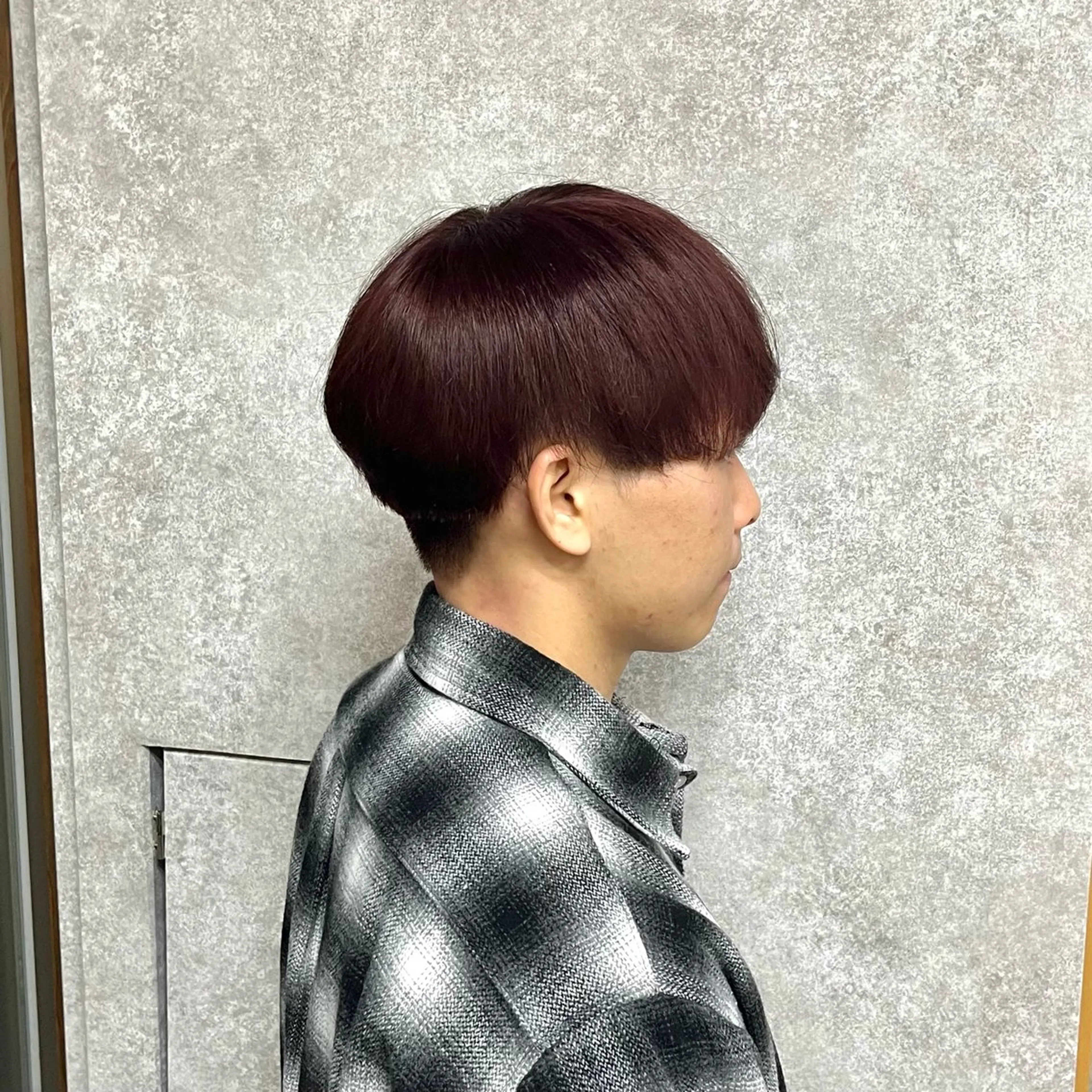 ショート カラー カシス ラベンダーカラー SHUN 🫧透明感カラー🫧のヘアスタイル