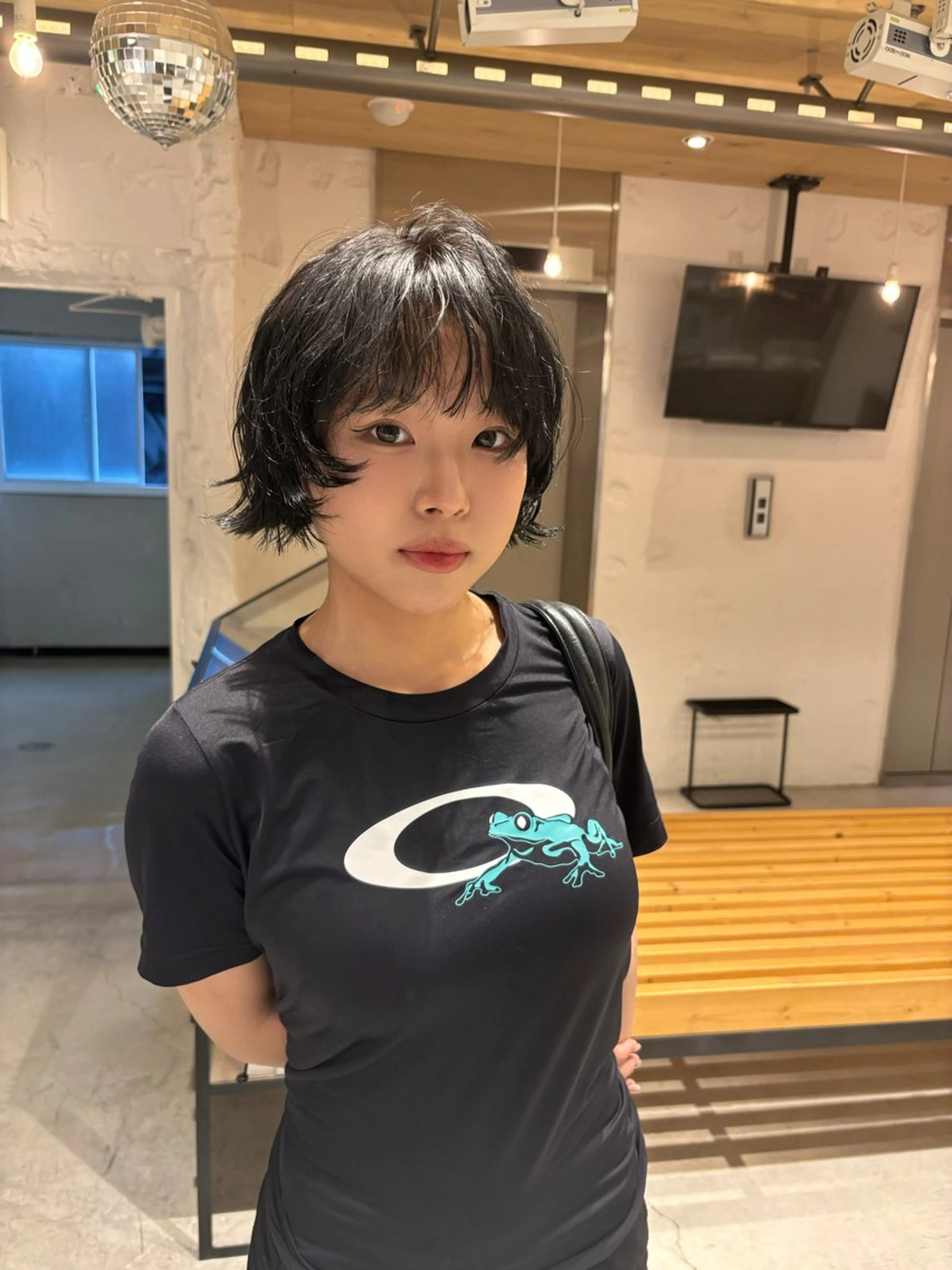 ショート カラー ボブ 顔周りカット レイヤーカット ショートヘア カット ヘアカラー ravens代表 🍀【ヒロム】🍀のヘアスタイル