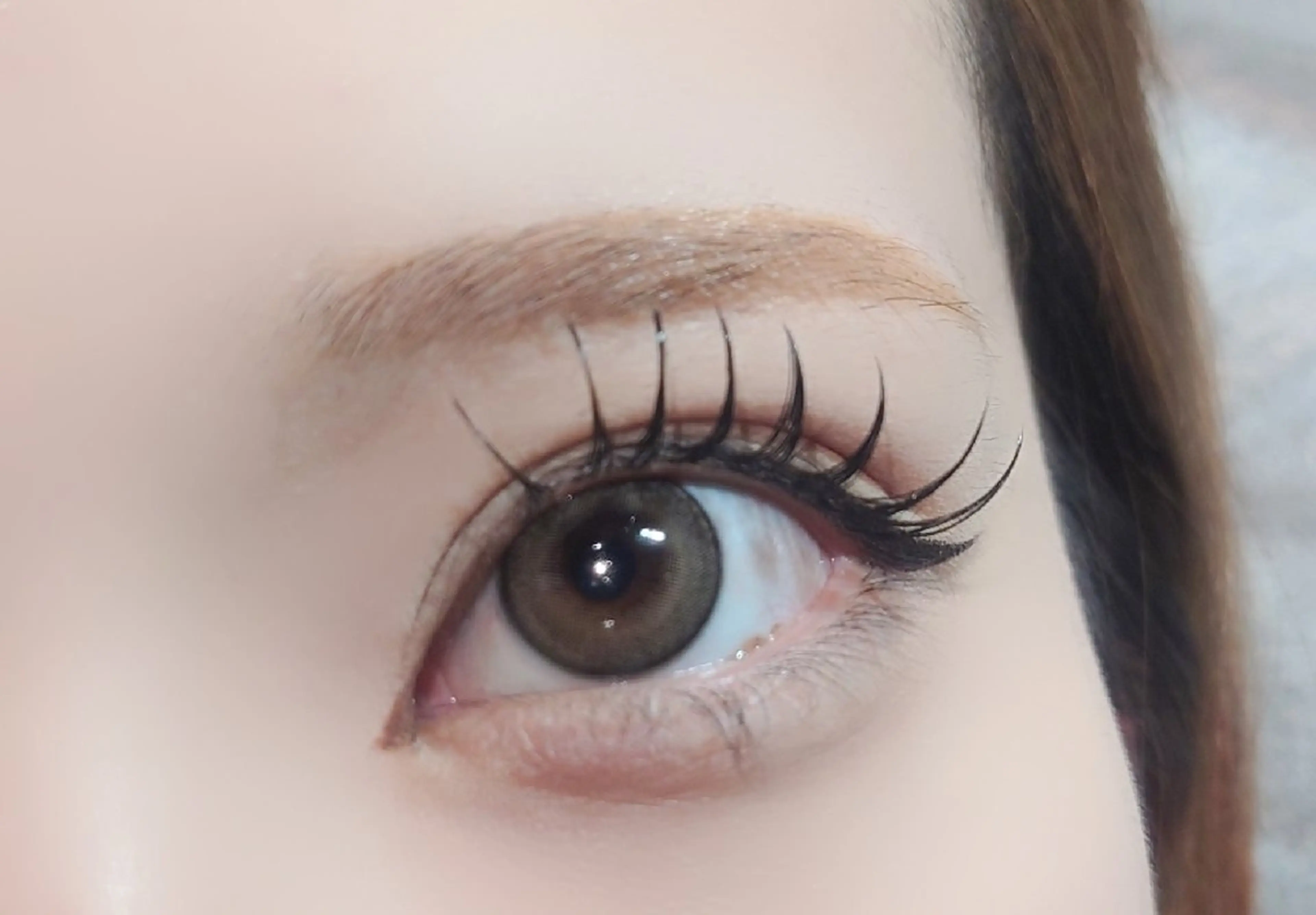 マツエク・マツパ CCカール Cカール フラットラッシュ 【LED/マツエク】 💎NANA💎のマツエク・マツパデザイン