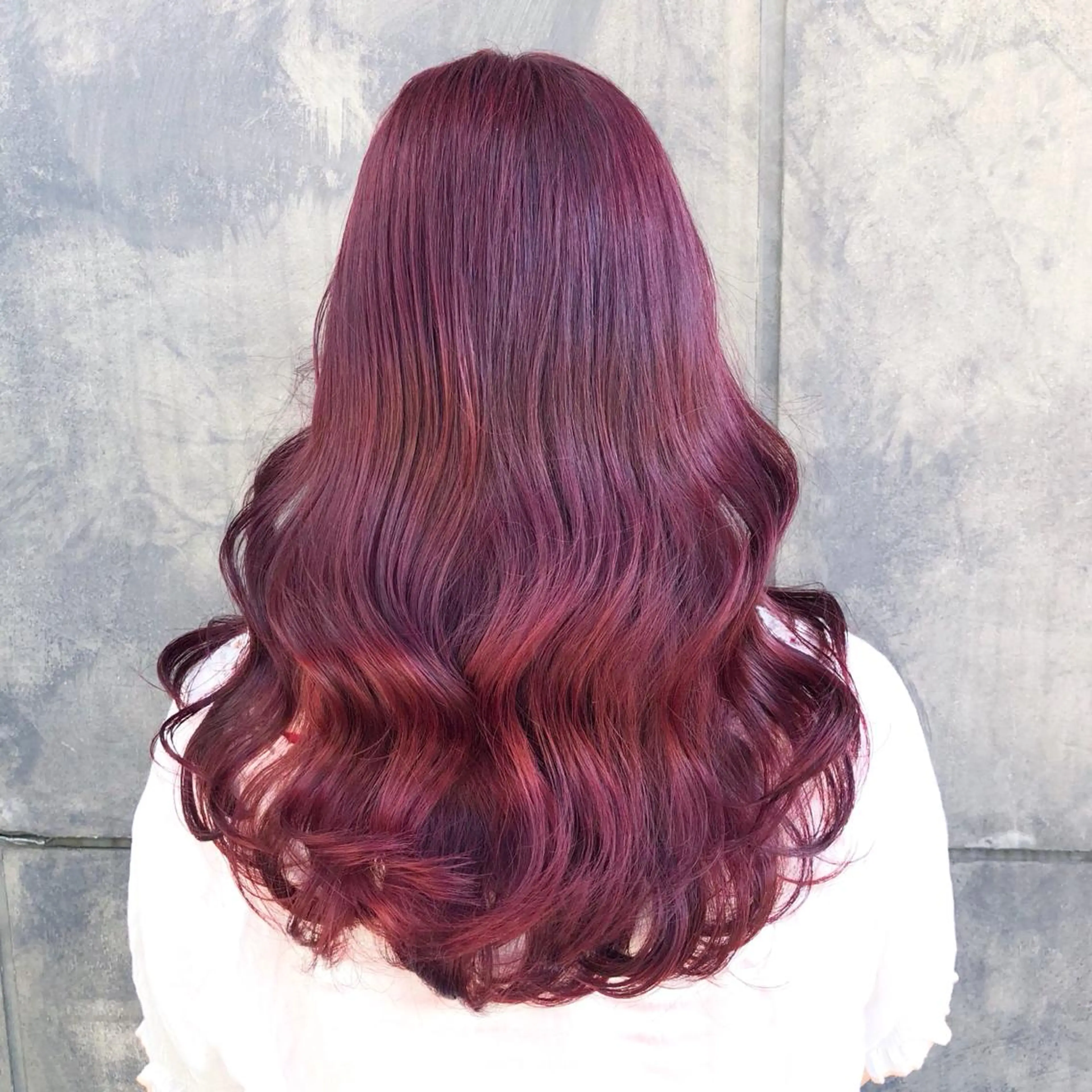 ロング カラー ブリーチ ラベンダーカラー ピンクカラー ピンクラベンダー ヨシンモリ K-POP好き美容師 🇰🇷Kai.Yのヘアスタイル