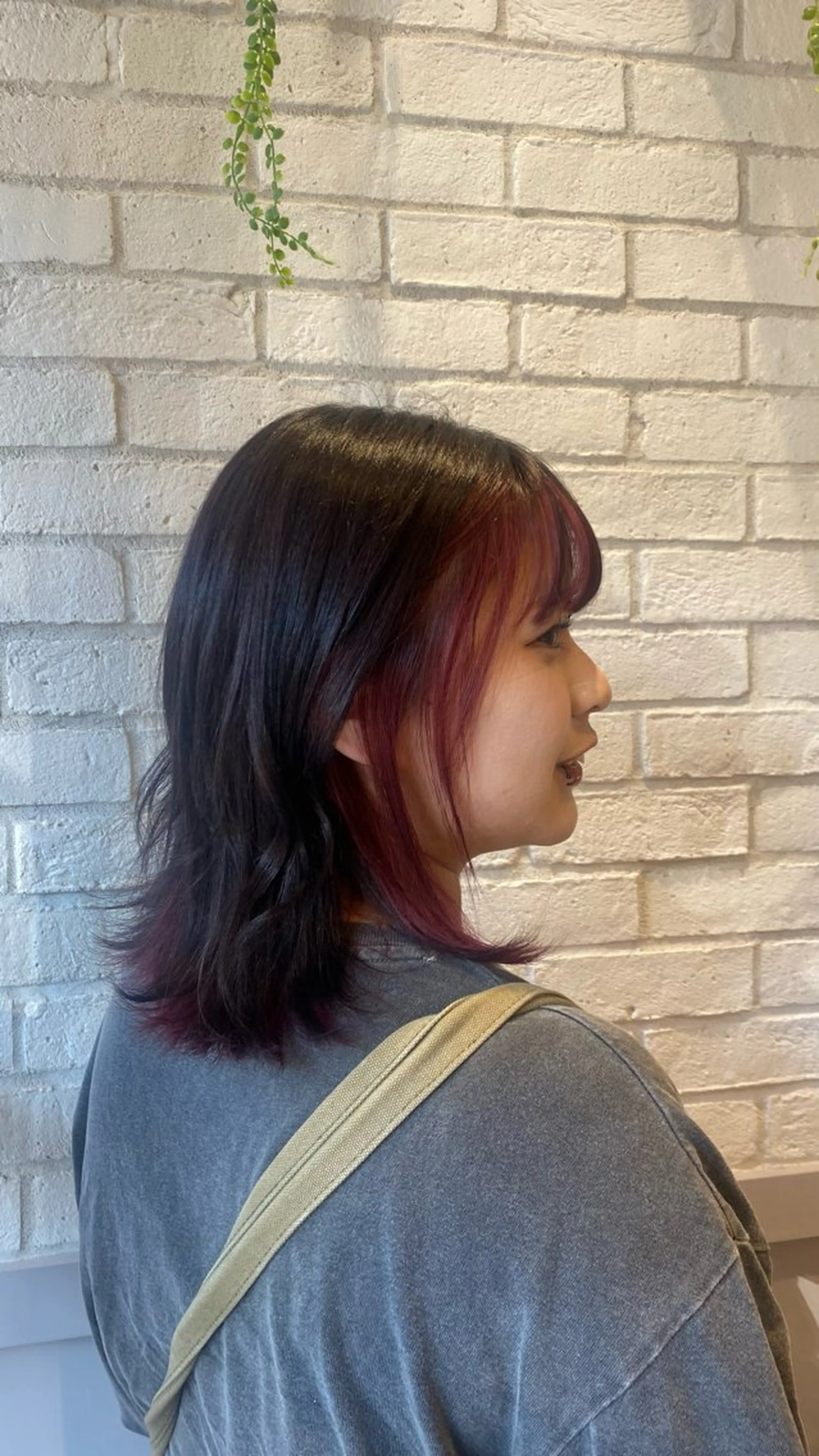 ミディアム カラー ヘアアレンジ ヘアカラー 🌟小出 倫花🌟 艶カラー/カットのヘアスタイル