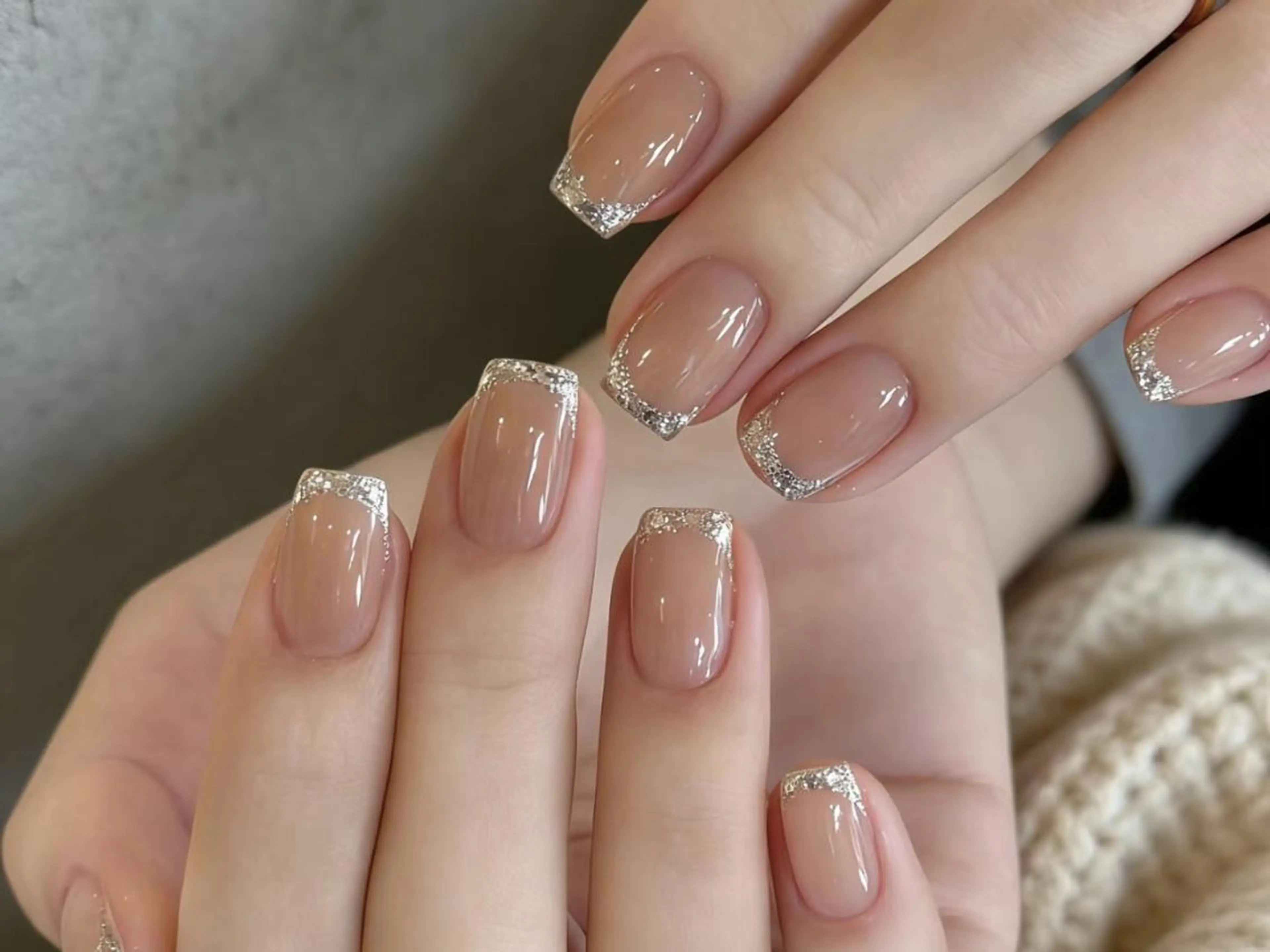 ネイル アートネイル オーロラネイル クリアネイル フレンチネイル ジェルネイル 🎀Best Nail🎀のネイルデザイン