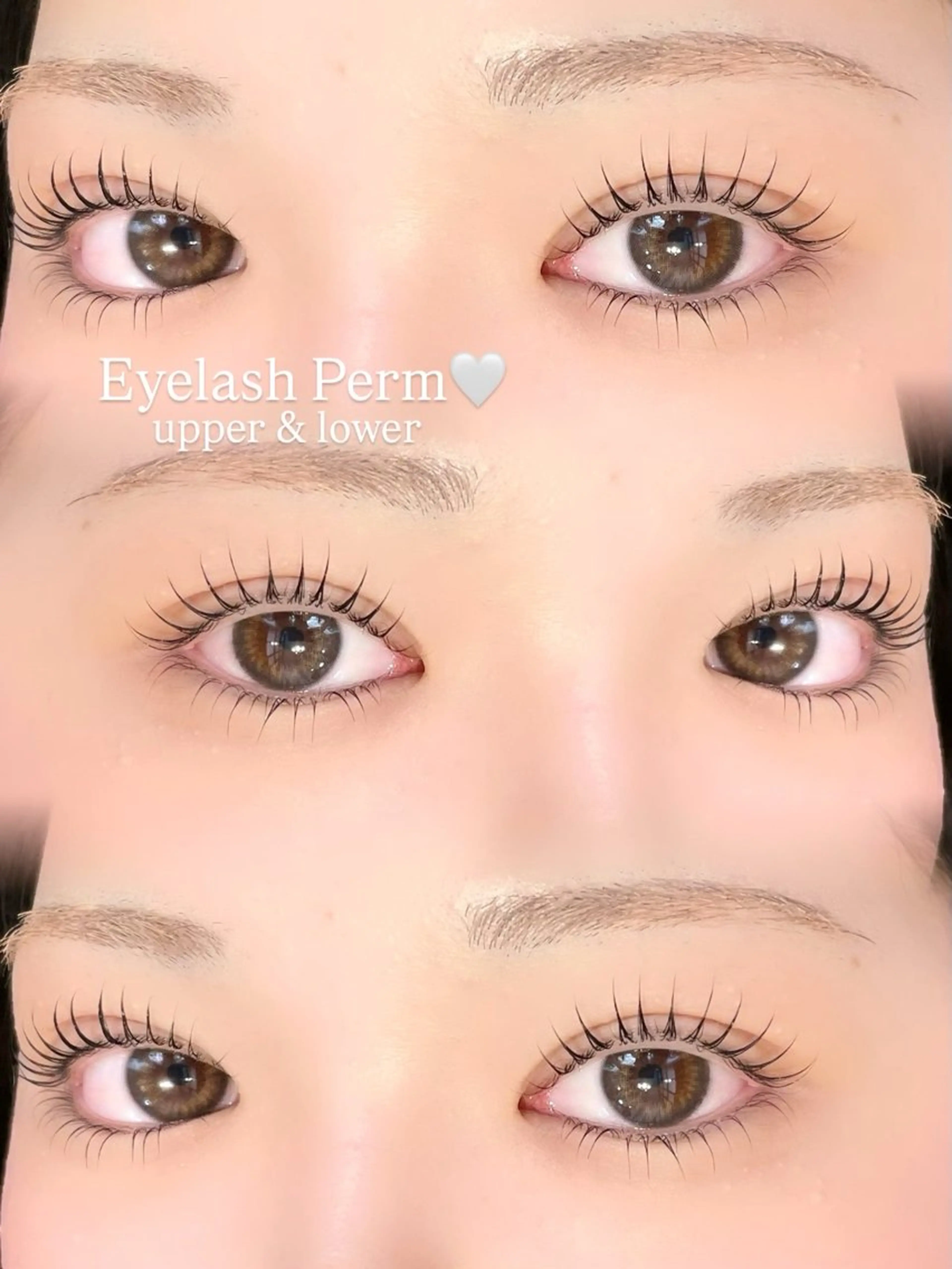 マツエク・マツパ 下まつげエクステ 一重×まつ毛パーマ マツパ Linka 🎀のマツエク・マツパデザイン