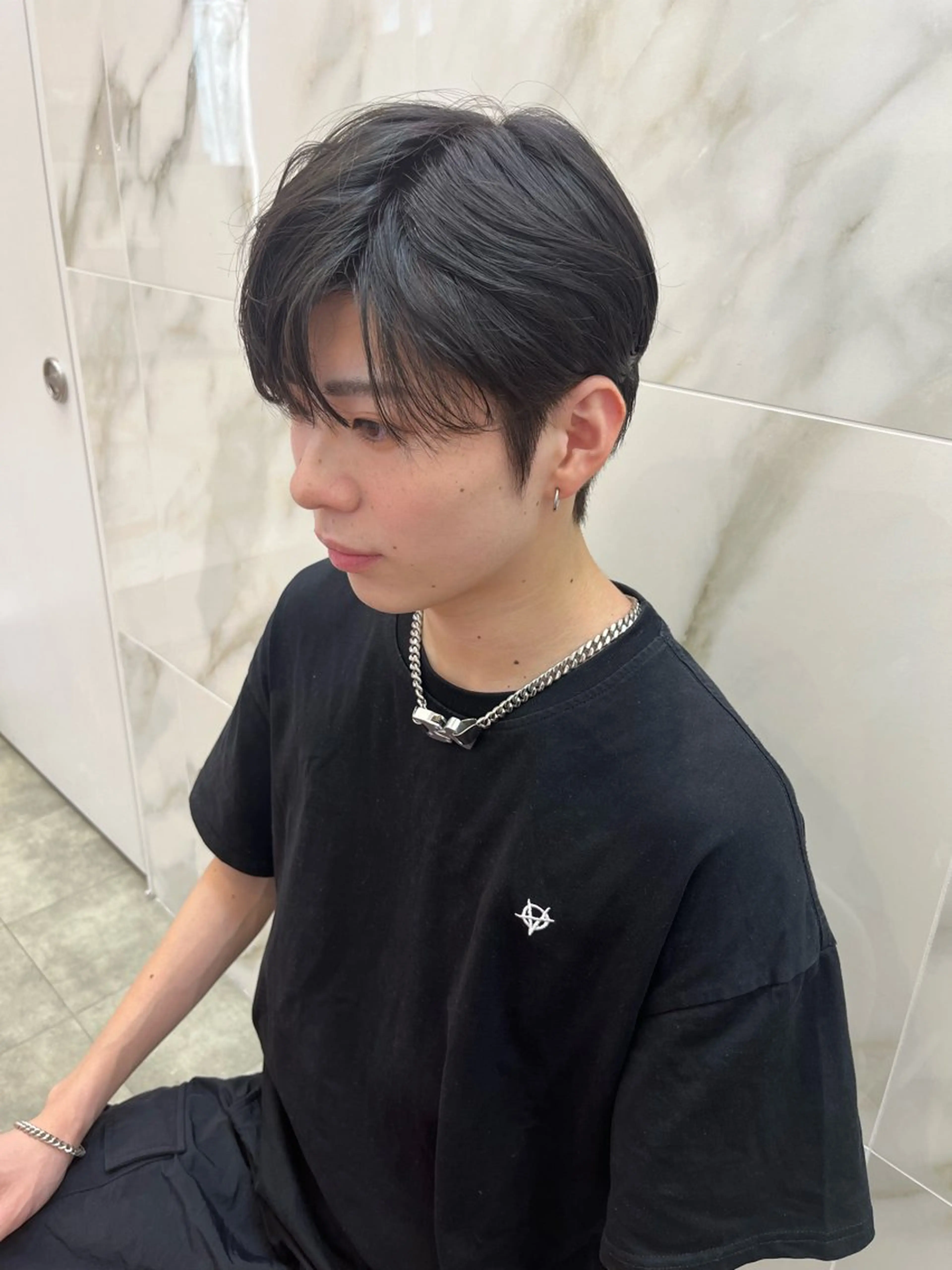 メンズ カット パーマ 大阪韓国メンズ特化 LUNAのヘアスタイル