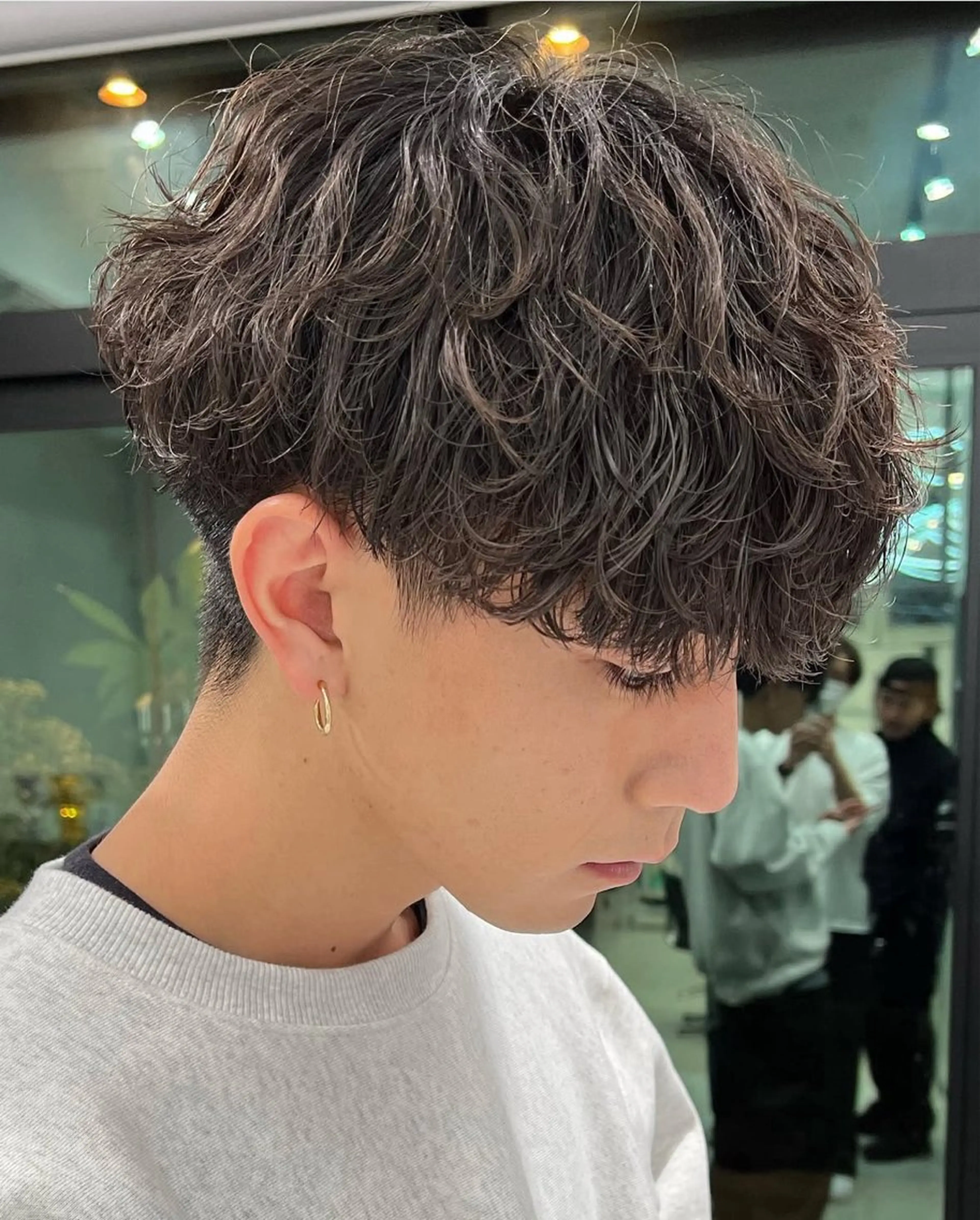 ショート カラー パーマ ヘアアレンジ メンズ fifth 窪田潤平のヘアスタイル