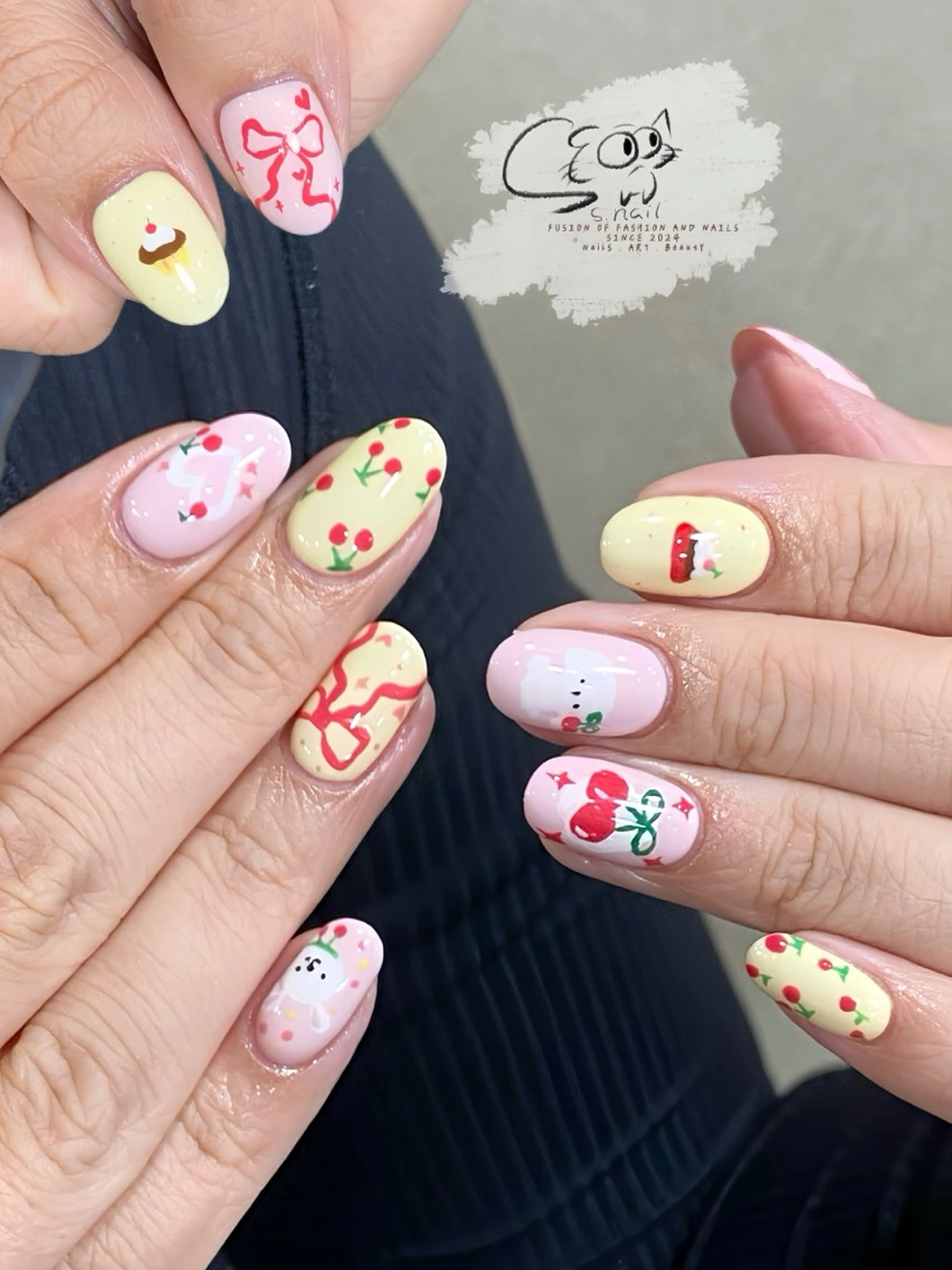 ネイル アートネイル チークネイル フレンチネイル グラデーション マグネットネイル S.nail _のネイルデザイン