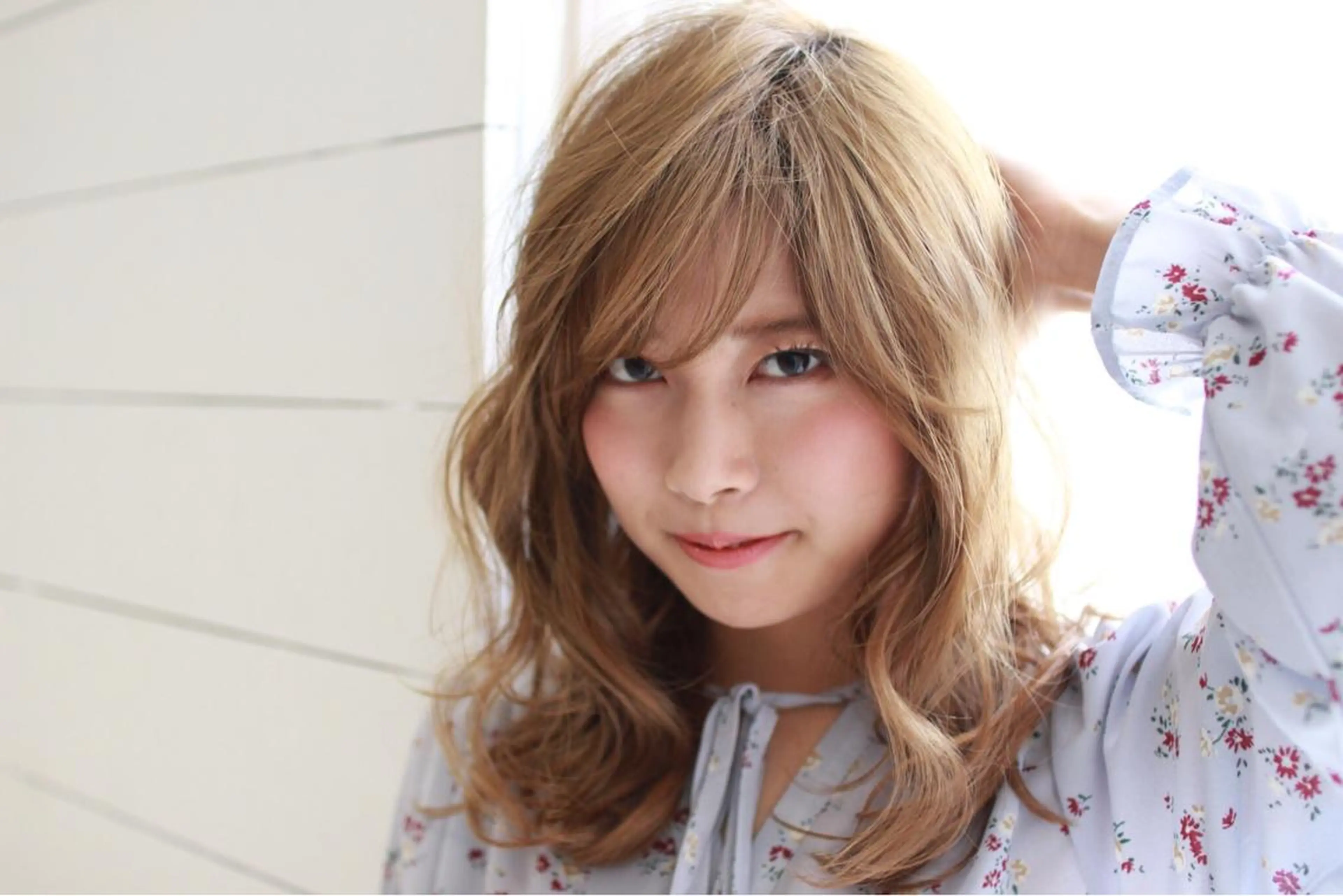 ミディアム 『Ash久が原MG』 水野 翼のヘアスタイル