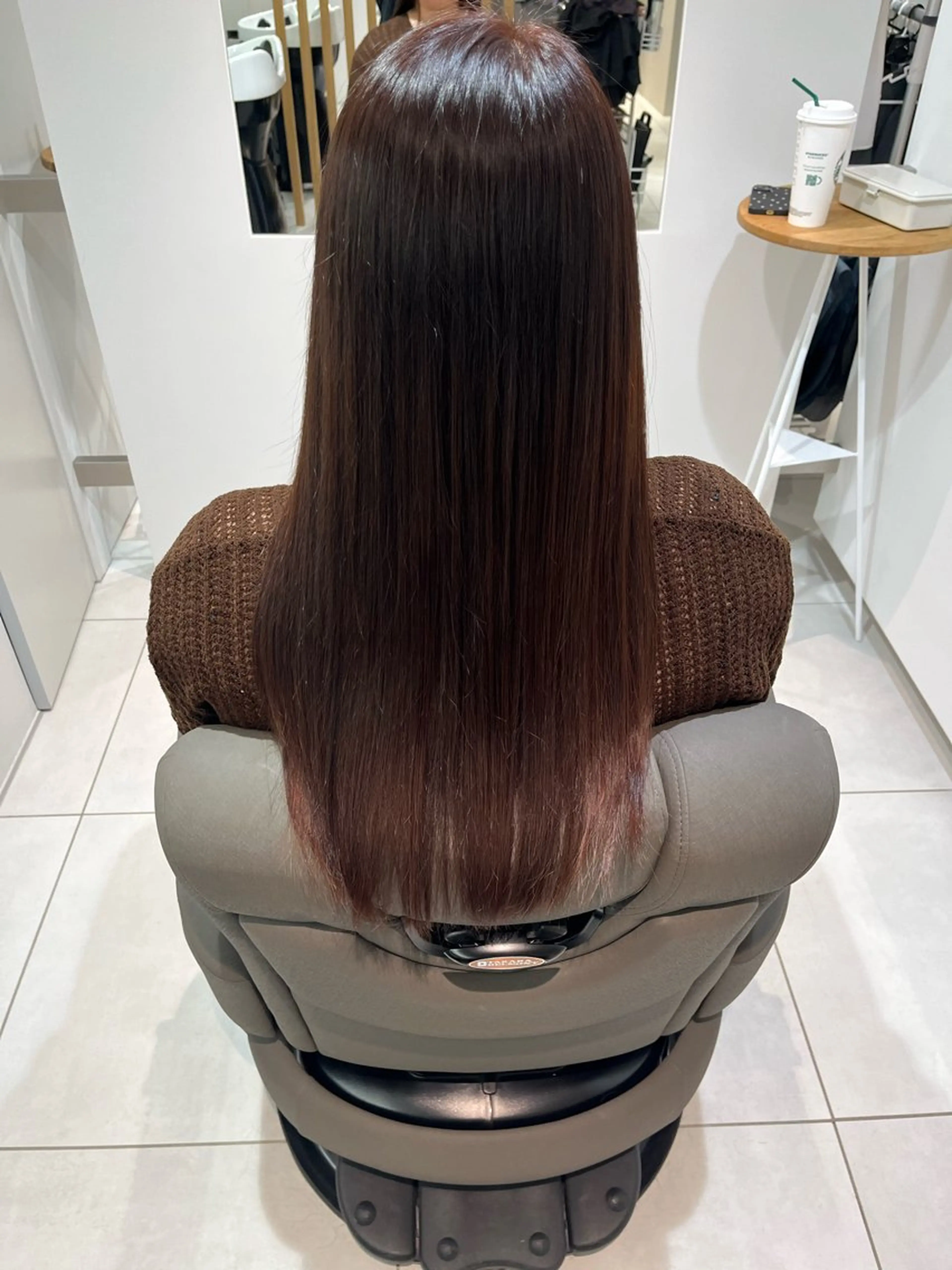 カラー 白石　歩真 4月は満席です！のヘアスタイル