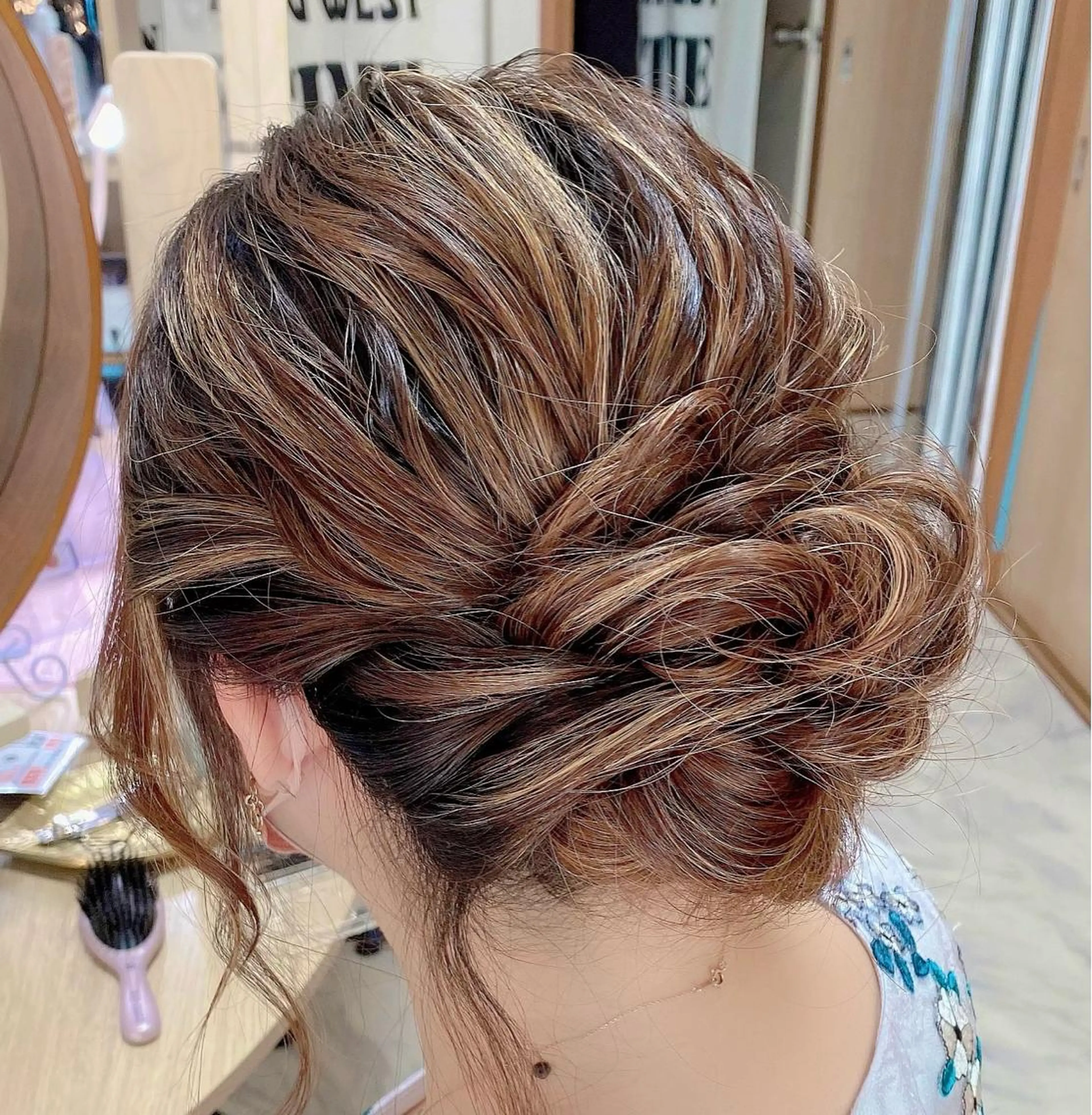 ヘアアレンジ ヘアセット F.T.S nailのネイルデザイン