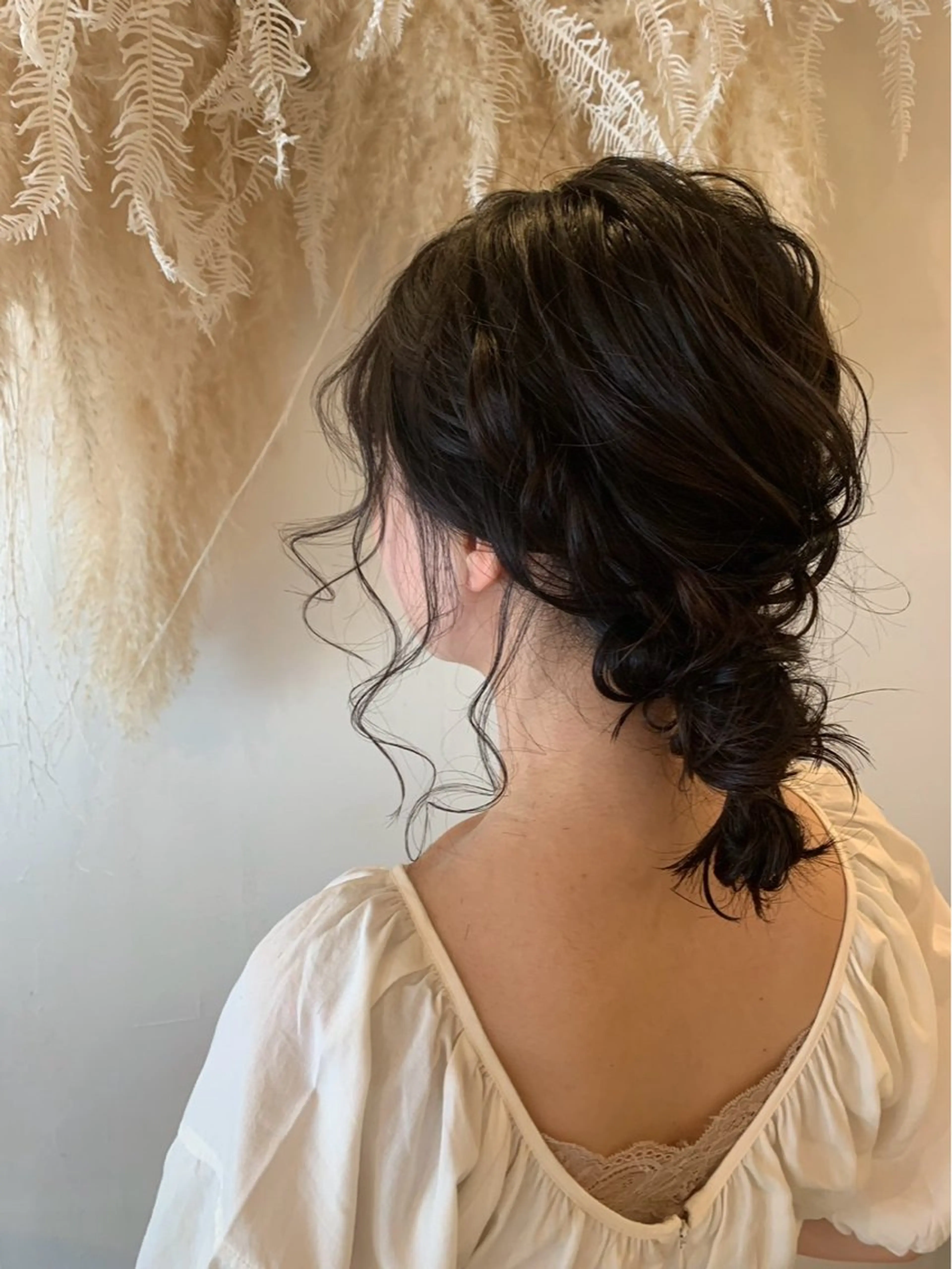 ヘアアレンジ レザーカット/ ミニボブ/しおりのヘアスタイル