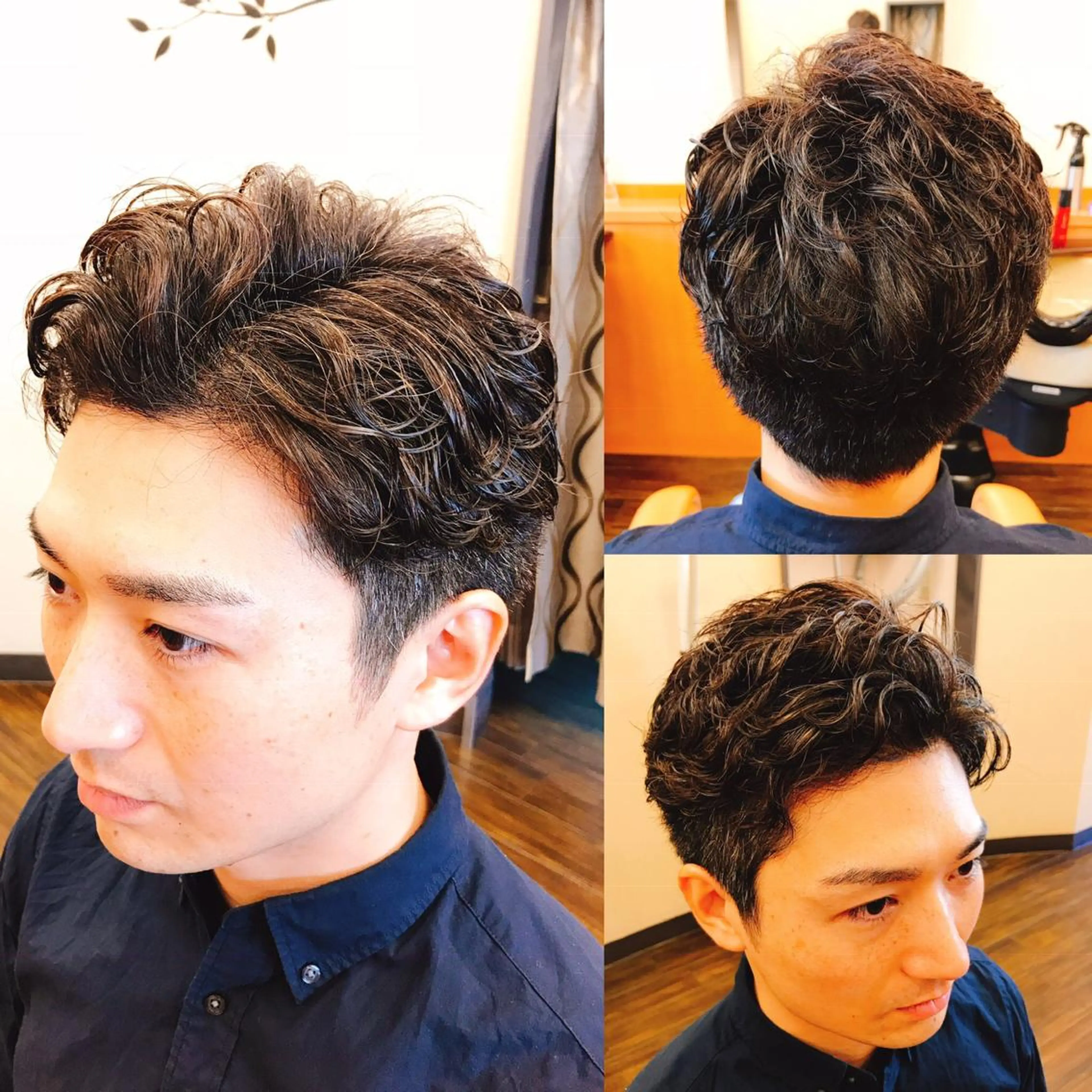 ショート メンズ プレミアムバーバー赤坂所属・野川 純麗のヘアスタイル