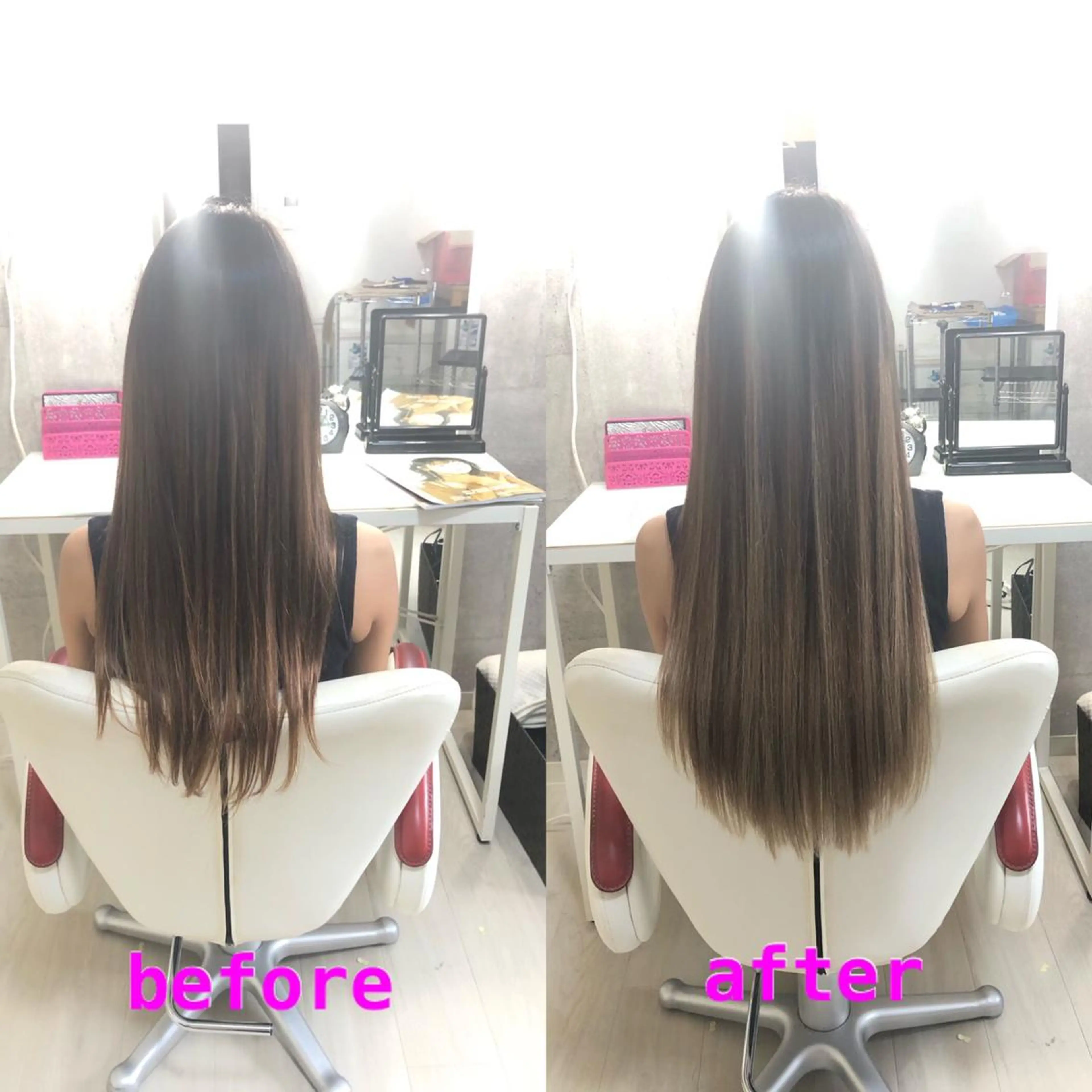 ロング エクステ ドレスアップ心斎橋店所属・🌸ドレスアップ 心斎橋店🌸のヘアスタイル