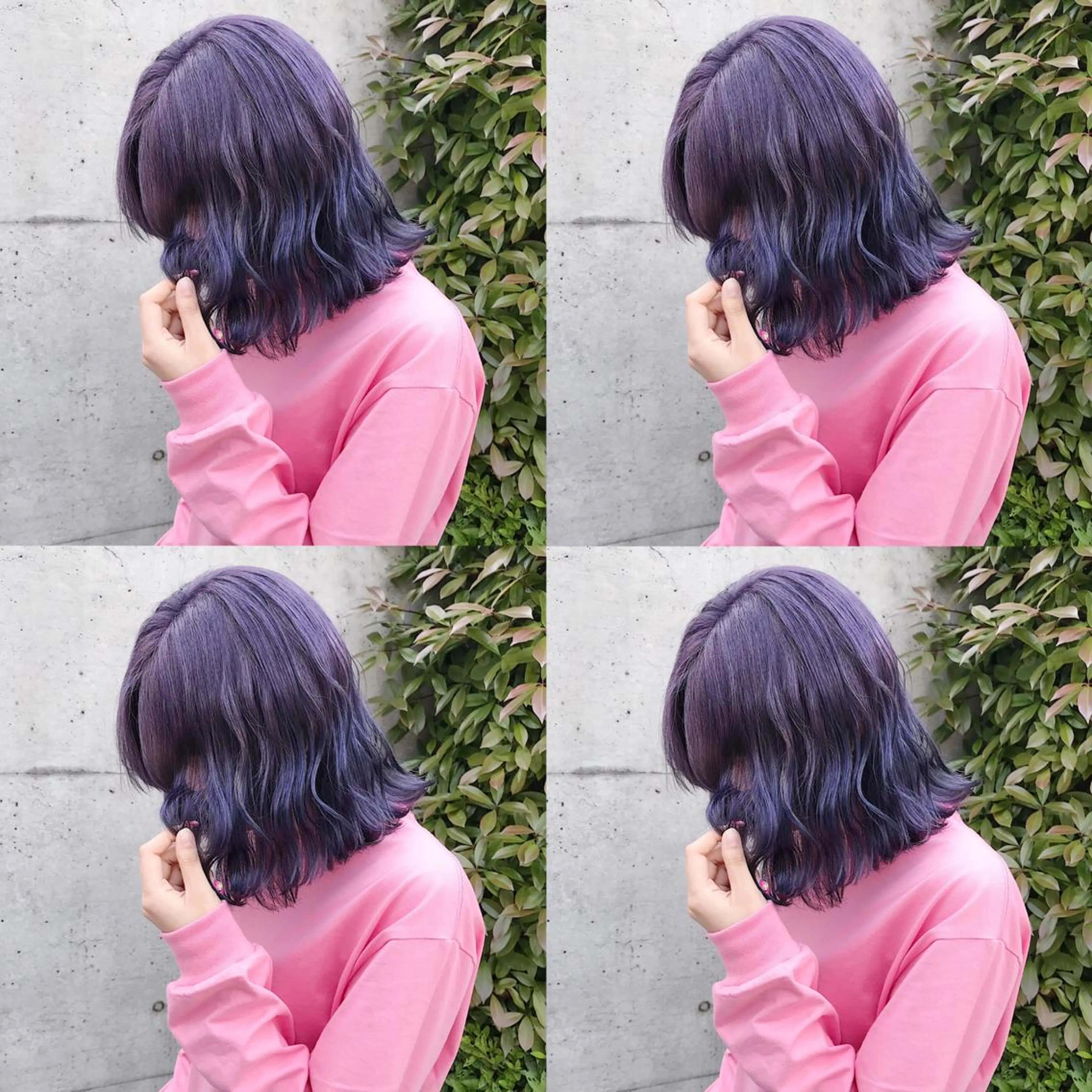 ミディアム カラー ヘアアレンジ ヘアカラー トリートメント TAKUMAブリーチ /切りっぱなし🪽のヘアスタイル