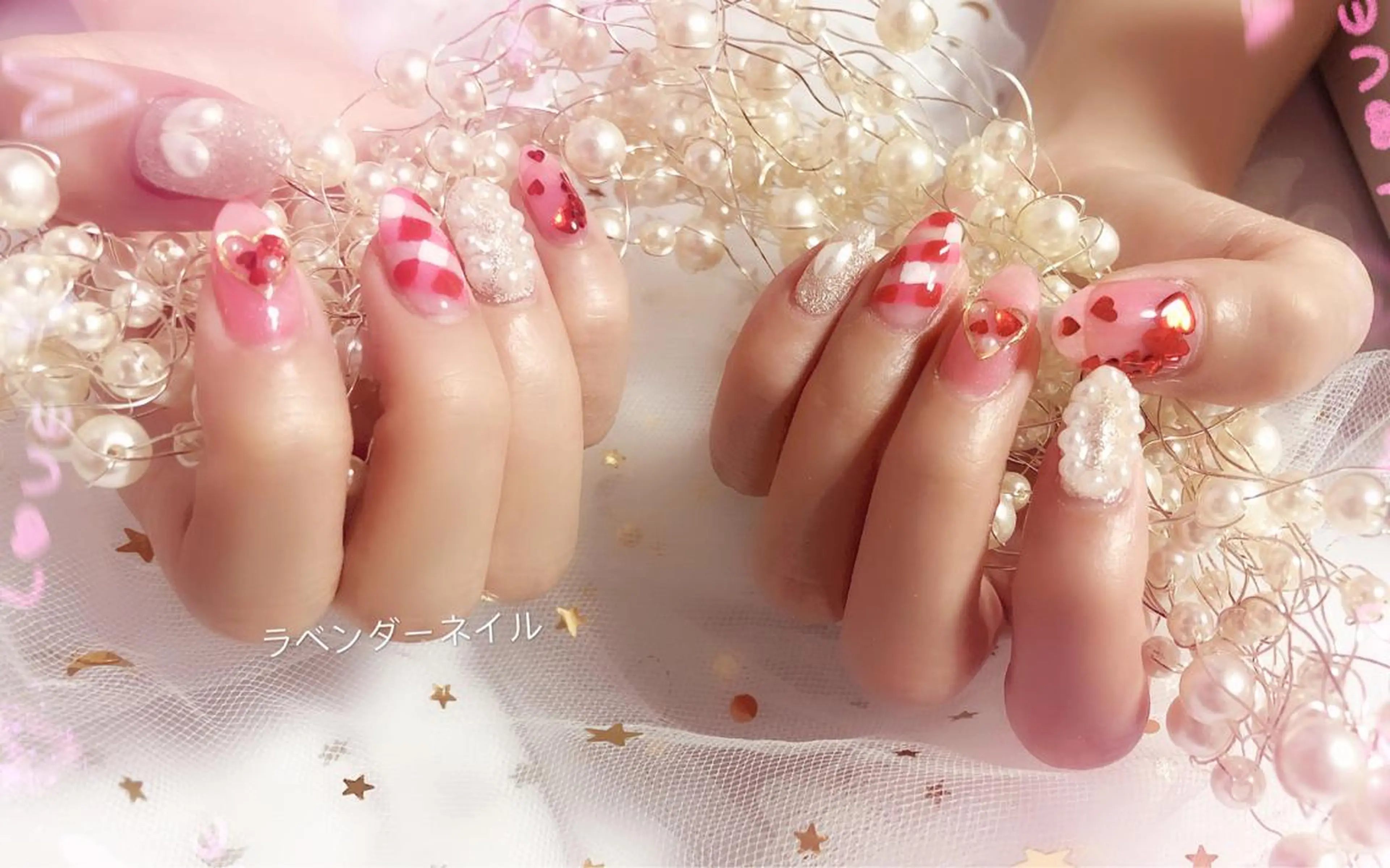 ネイル ラベンダー💖日暮里 ルル💖ネイルのネイルデザイン