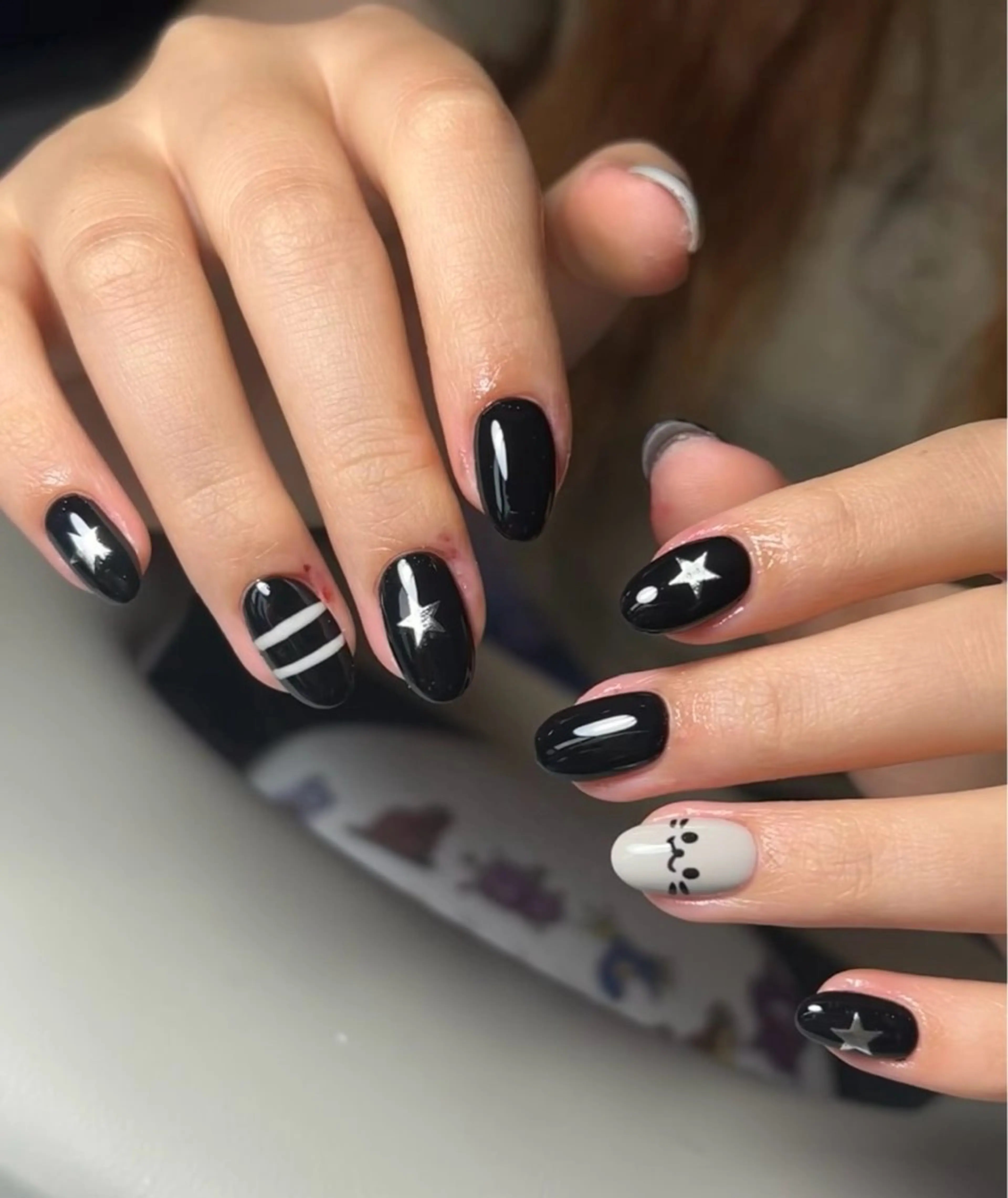 ネイル コネコネイルサロン モデル用のネイルデザイン