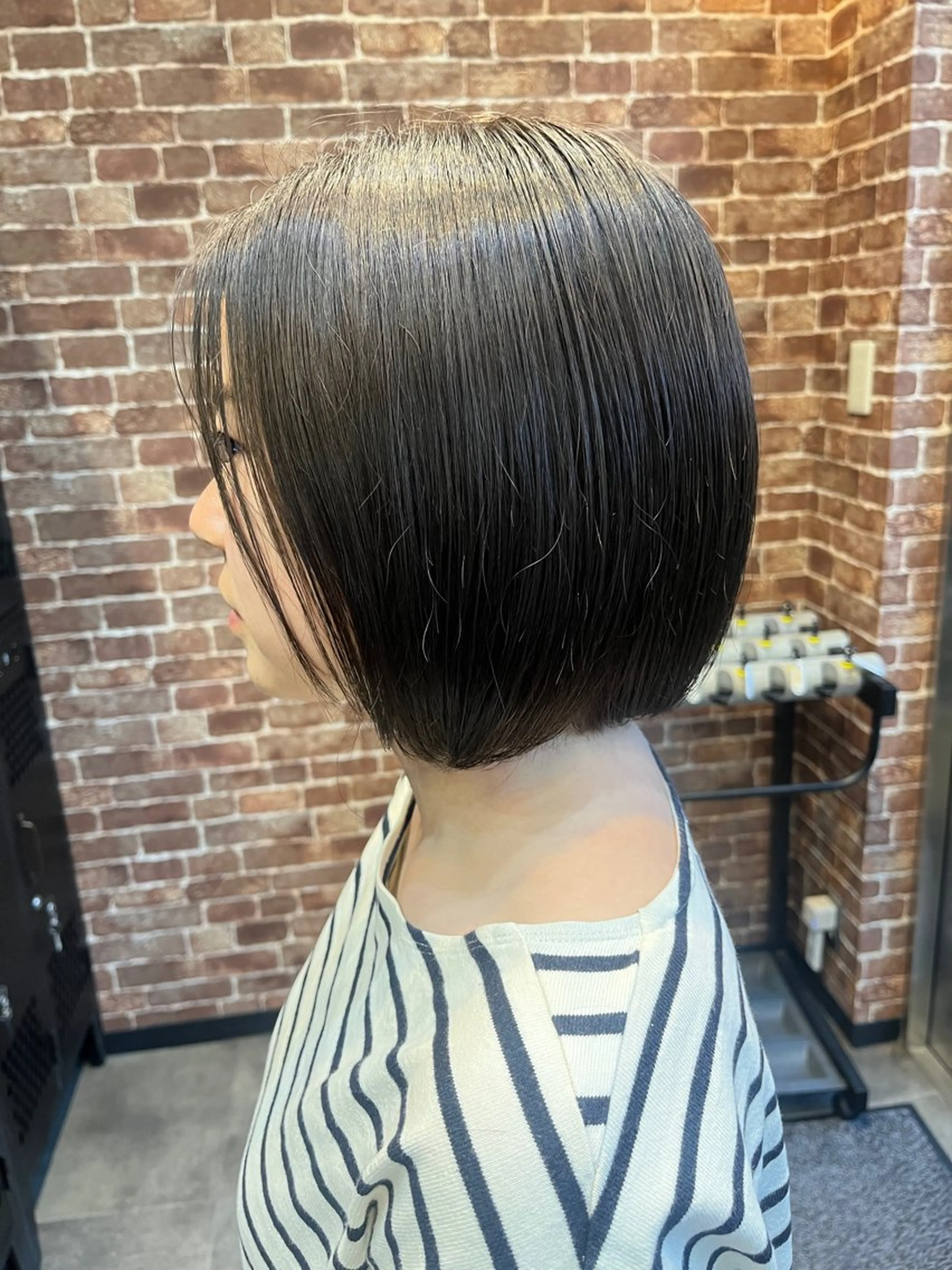 ミディアム カラー ヘッドスパ 久木原 ゆりのヘアスタイル