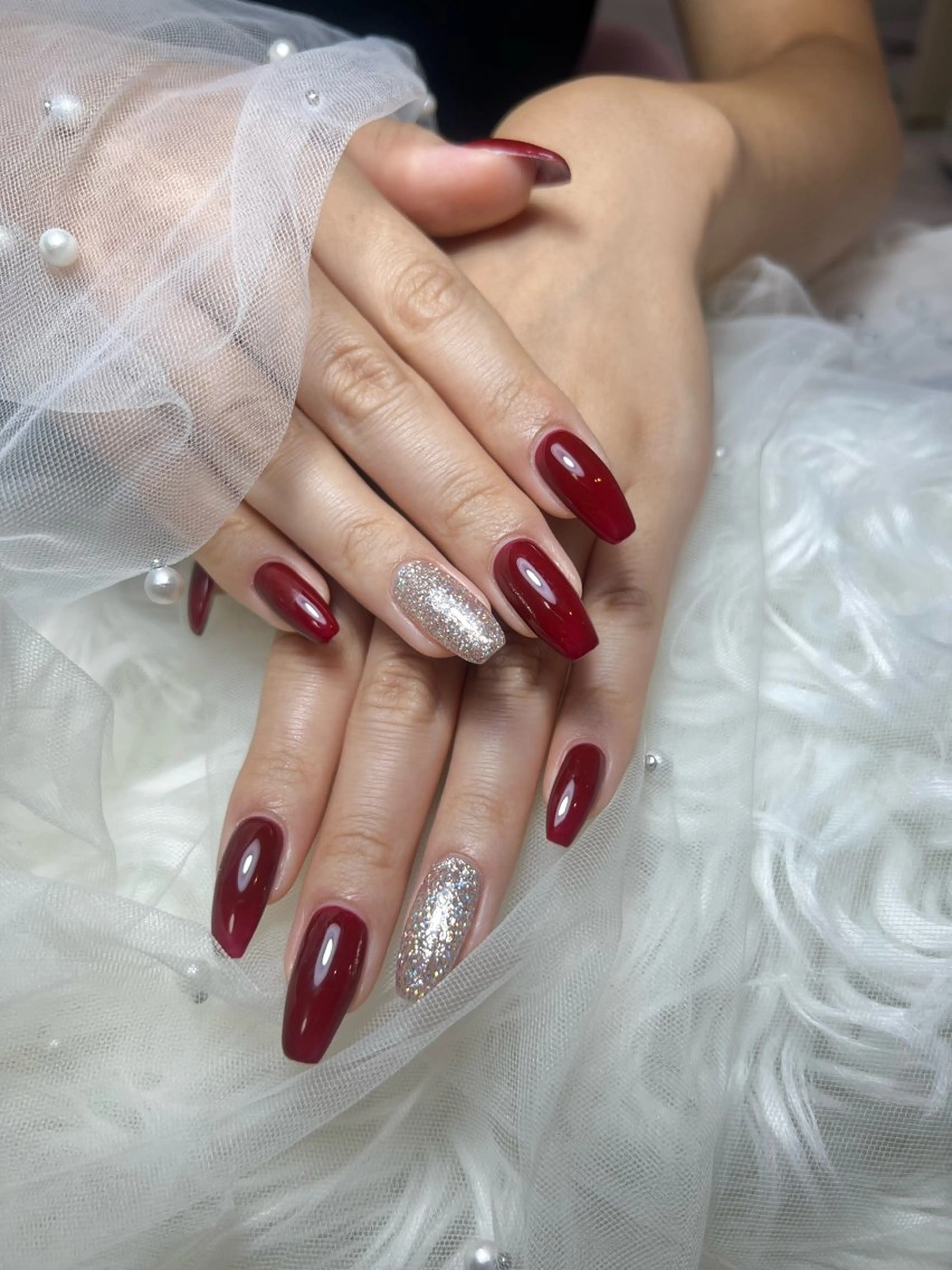 ネイル ラメ(グリッター) ワンカラーネイル K‘s nail salonのネイルデザイン