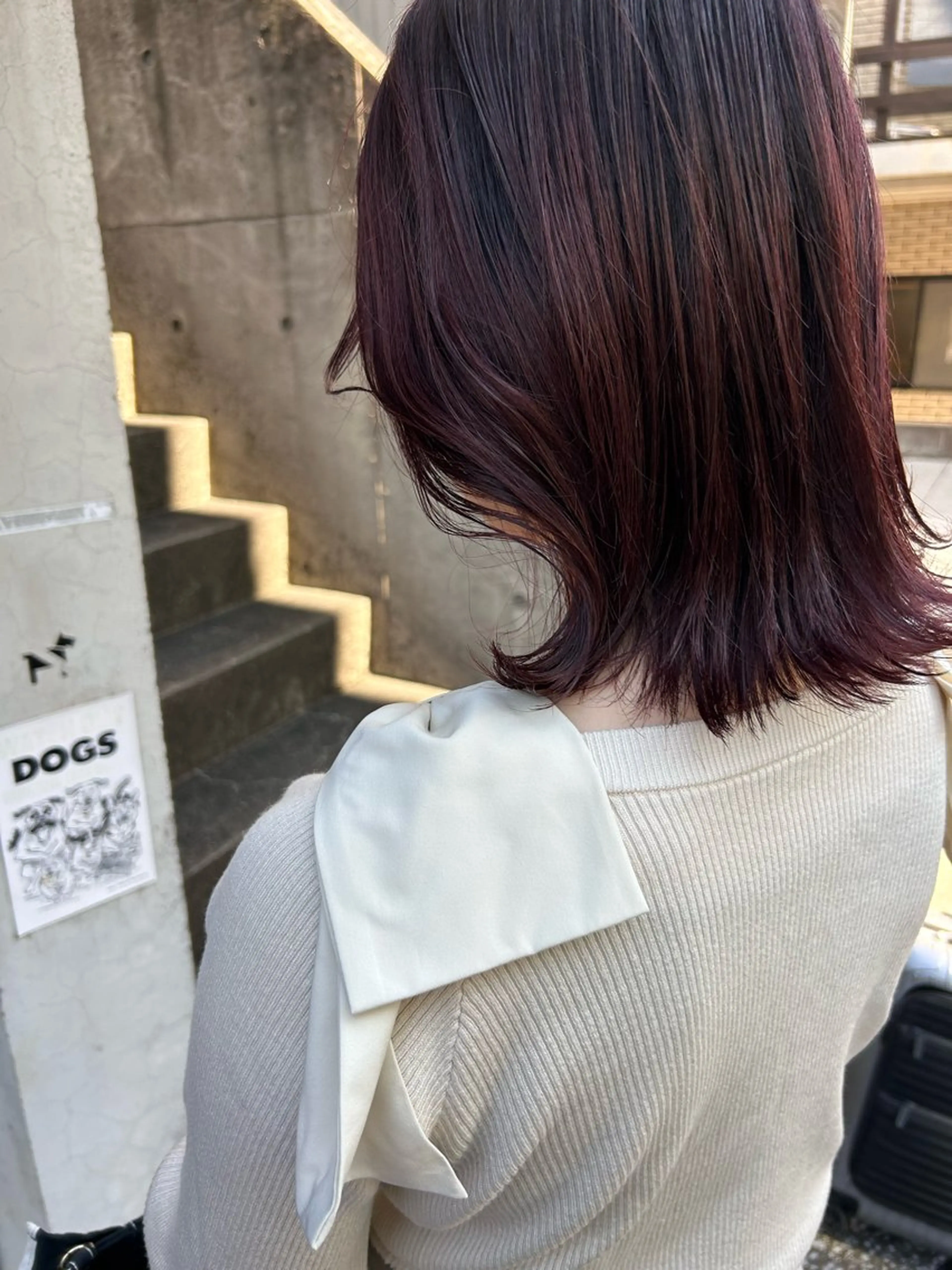 カラー かがやしづ ⭐️ハイトーンのヘアスタイル