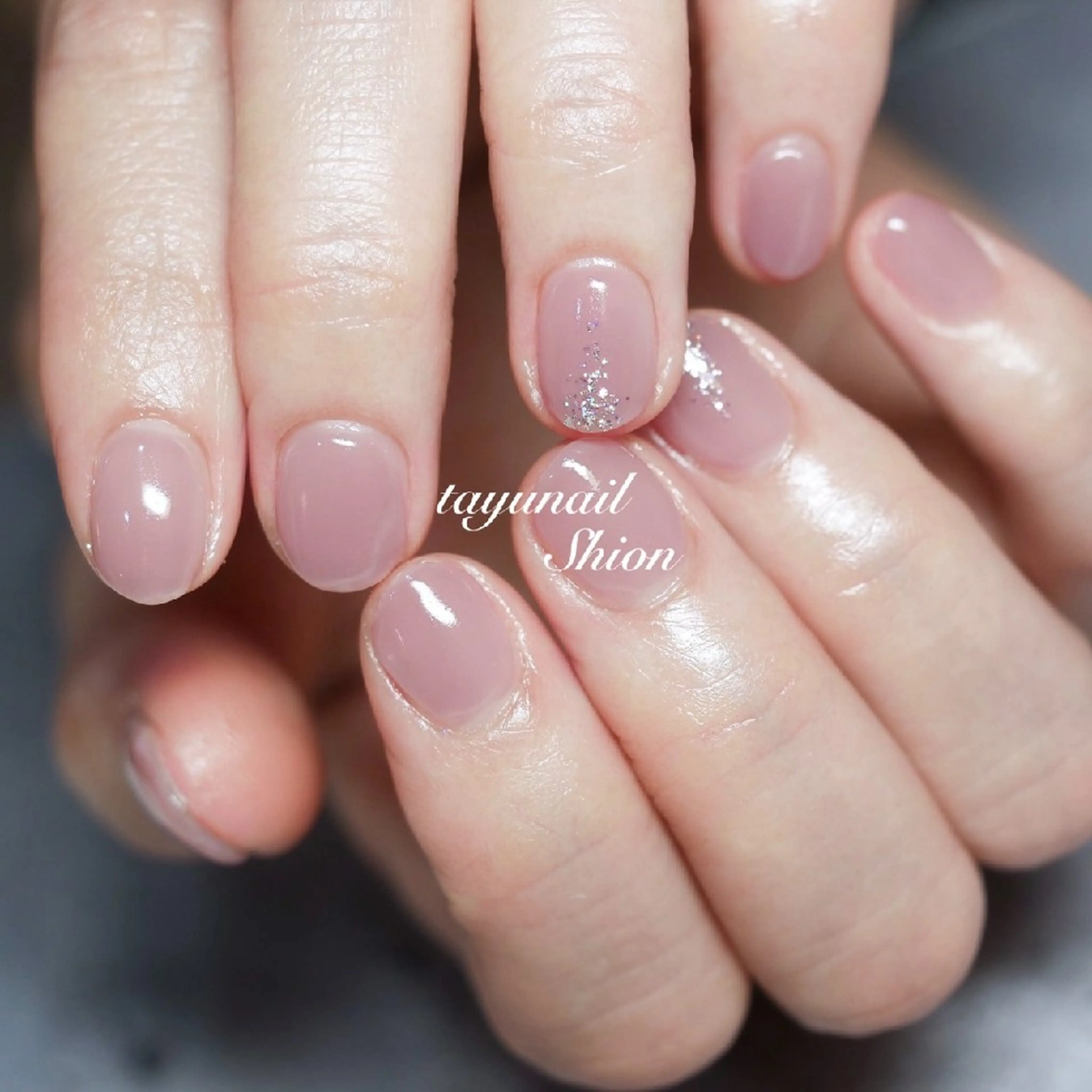 ネイル ジェルネイル パラジェル シンプルネイル ネイルサロン・ネイルスクール　たゆnail所属・ネイルサロン 【たゆnail】のネイルデザイン