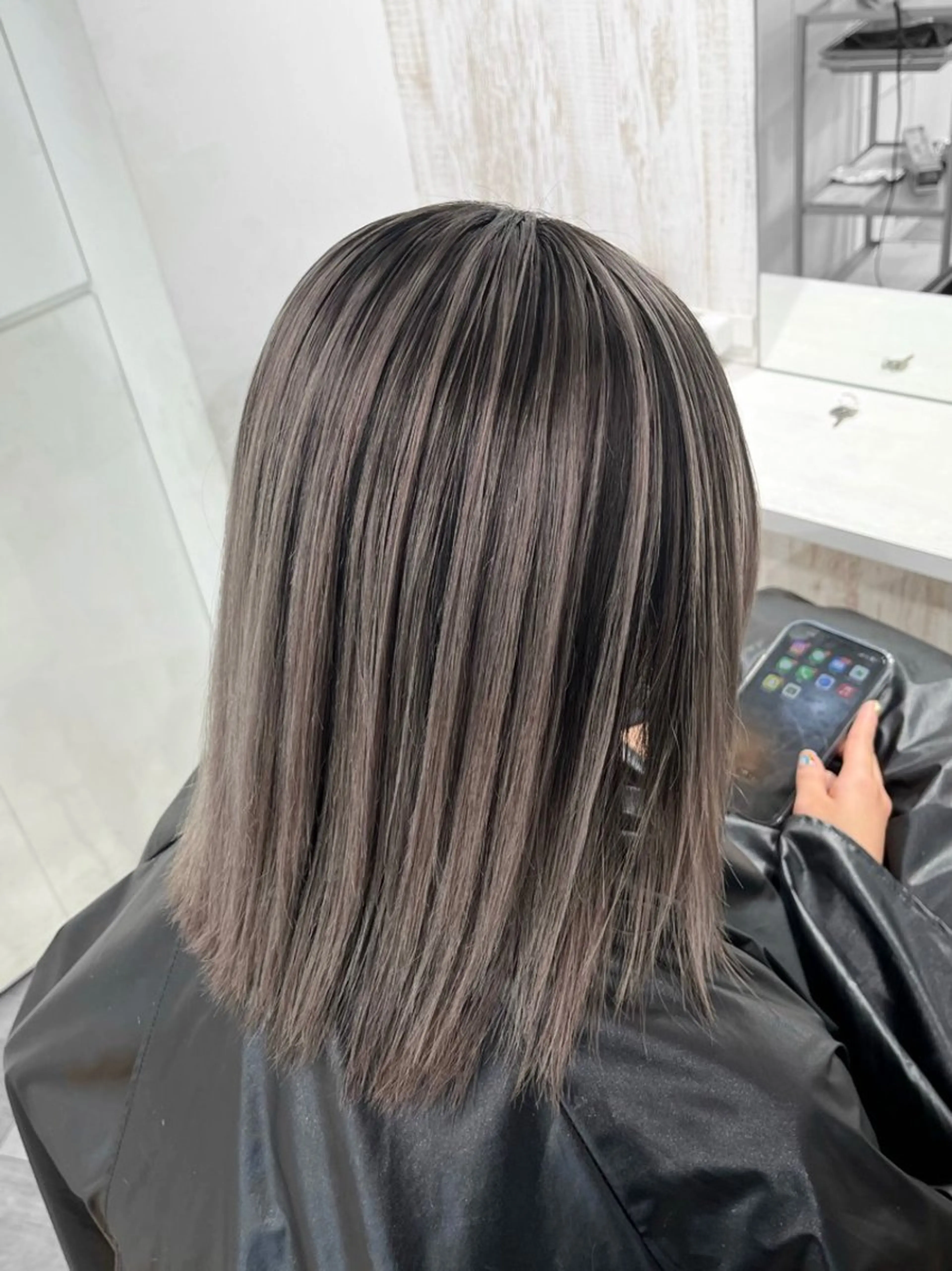 ミディアム カラー 外国人風カラー 🤎HAZUKI🤎 ハイトーン✨のヘアスタイル