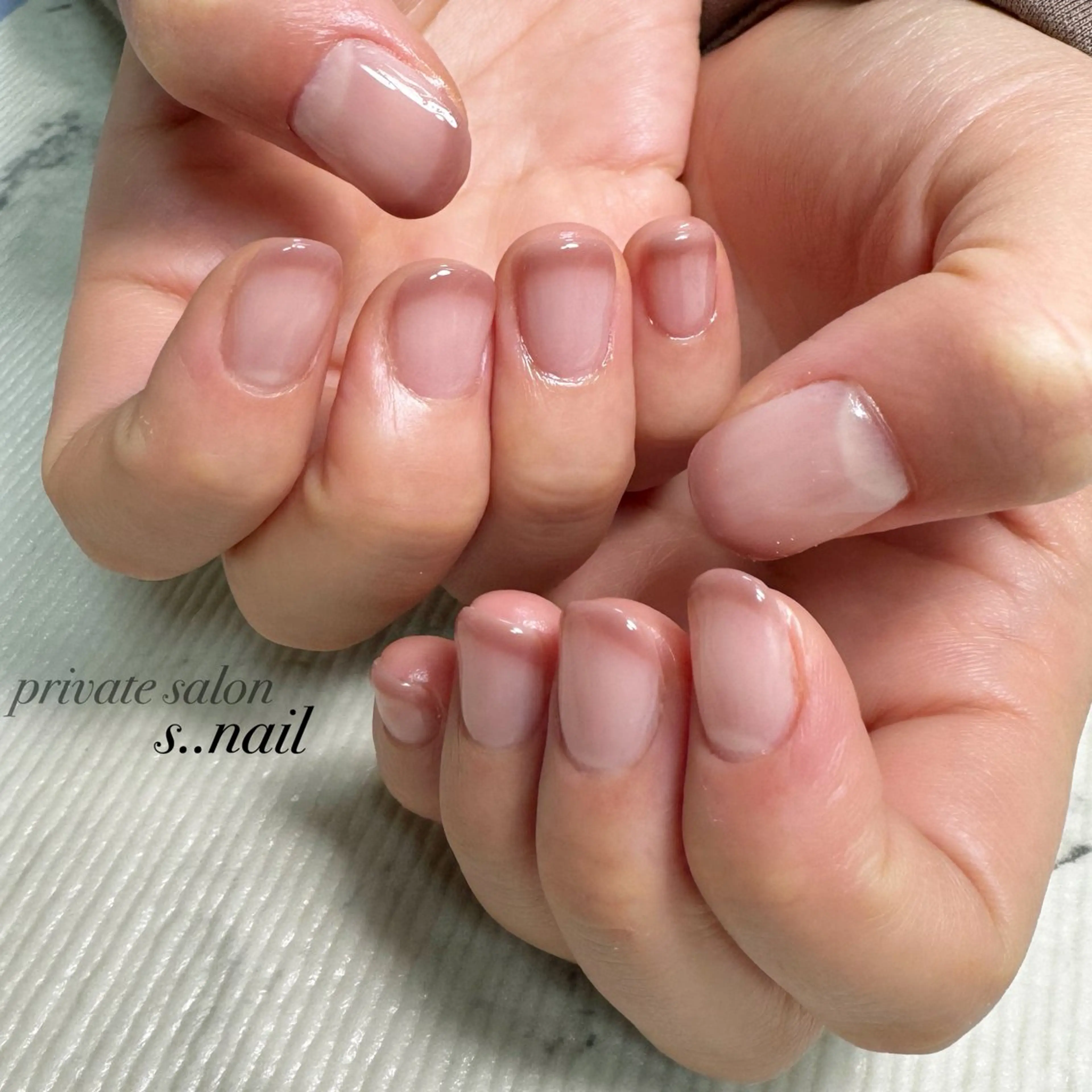 ネイル フレンチネイル ピンク ハンドネイル フットネイル s..nail / MORITAのネイルデザイン