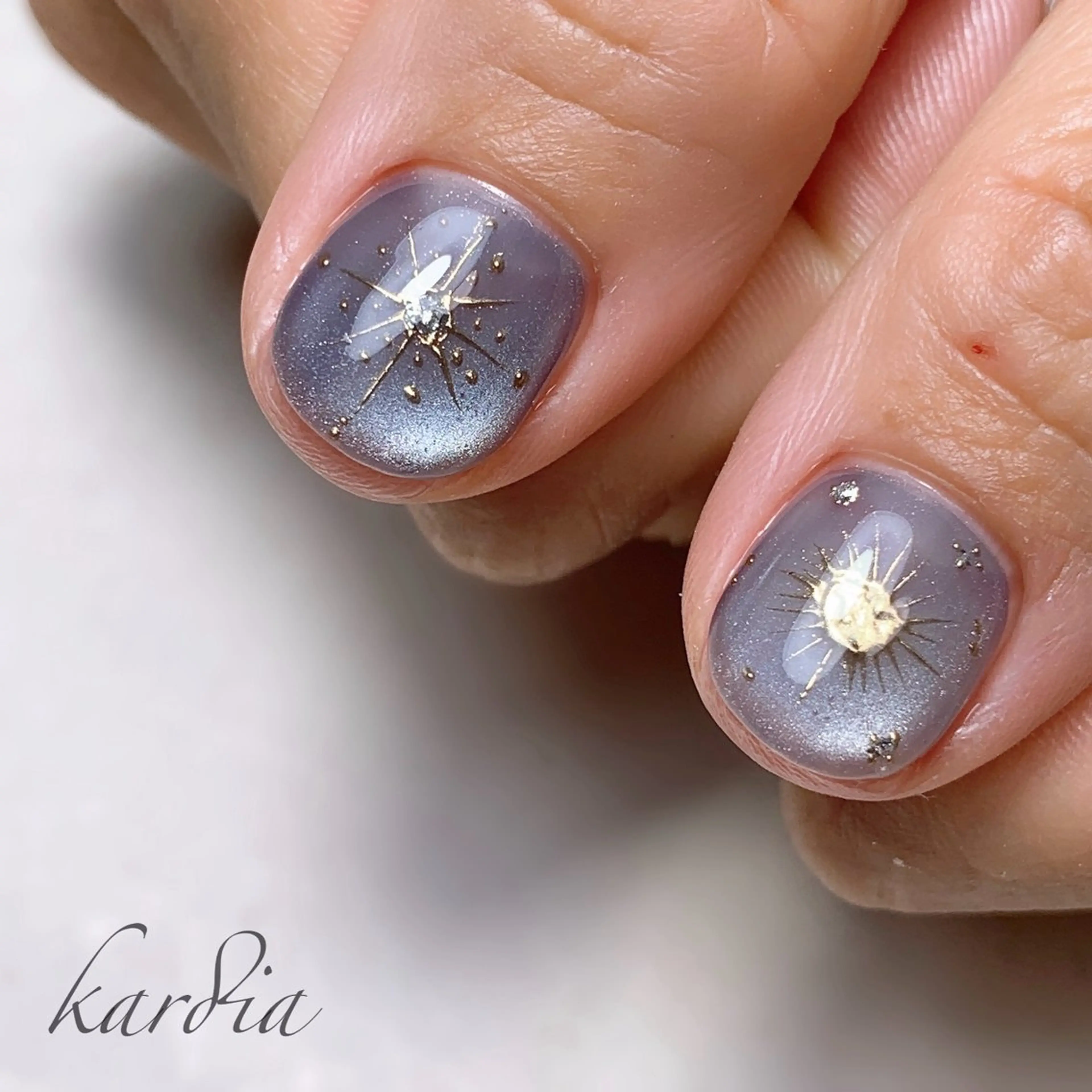 ネイル καρδιά -ｶﾙﾃﾞｨｱ-のネイルデザイン