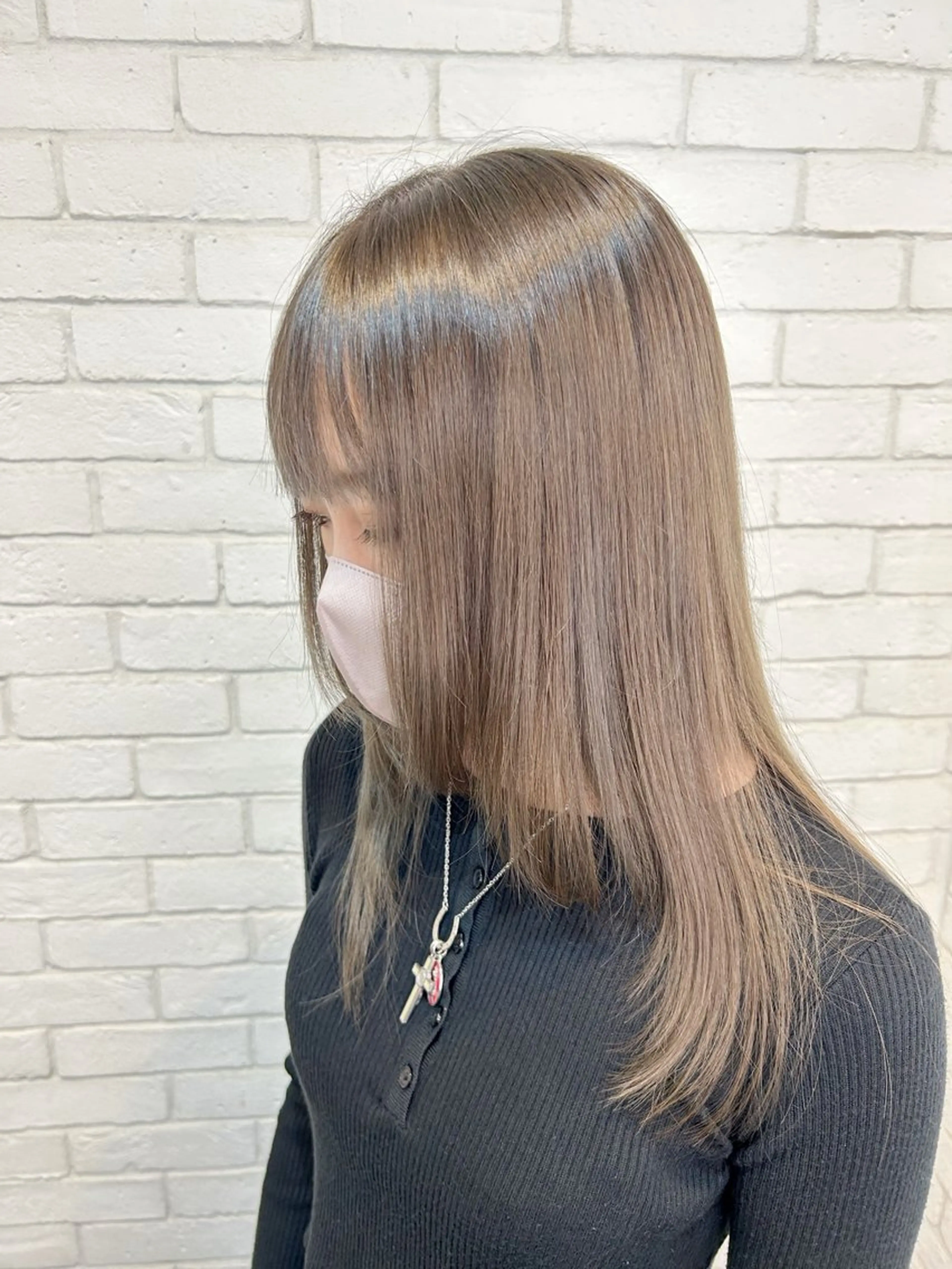 セミロング color & care  Lita所属・カラーアンドケアリタ kitamuuuのヘアスタイル