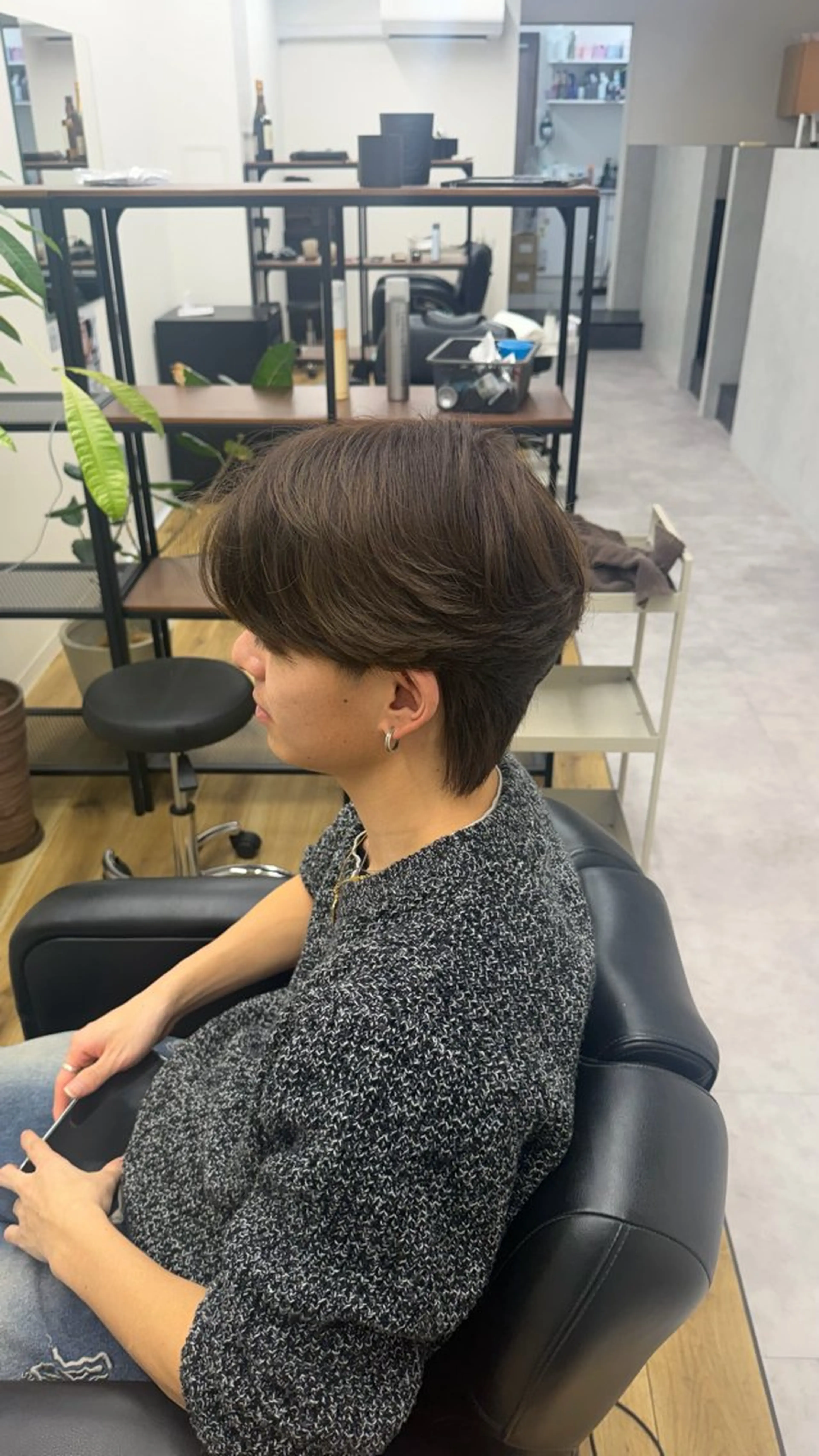 カラー メンズ ブラウンカラー ヘアカラー 小池 かなこのヘアスタイル