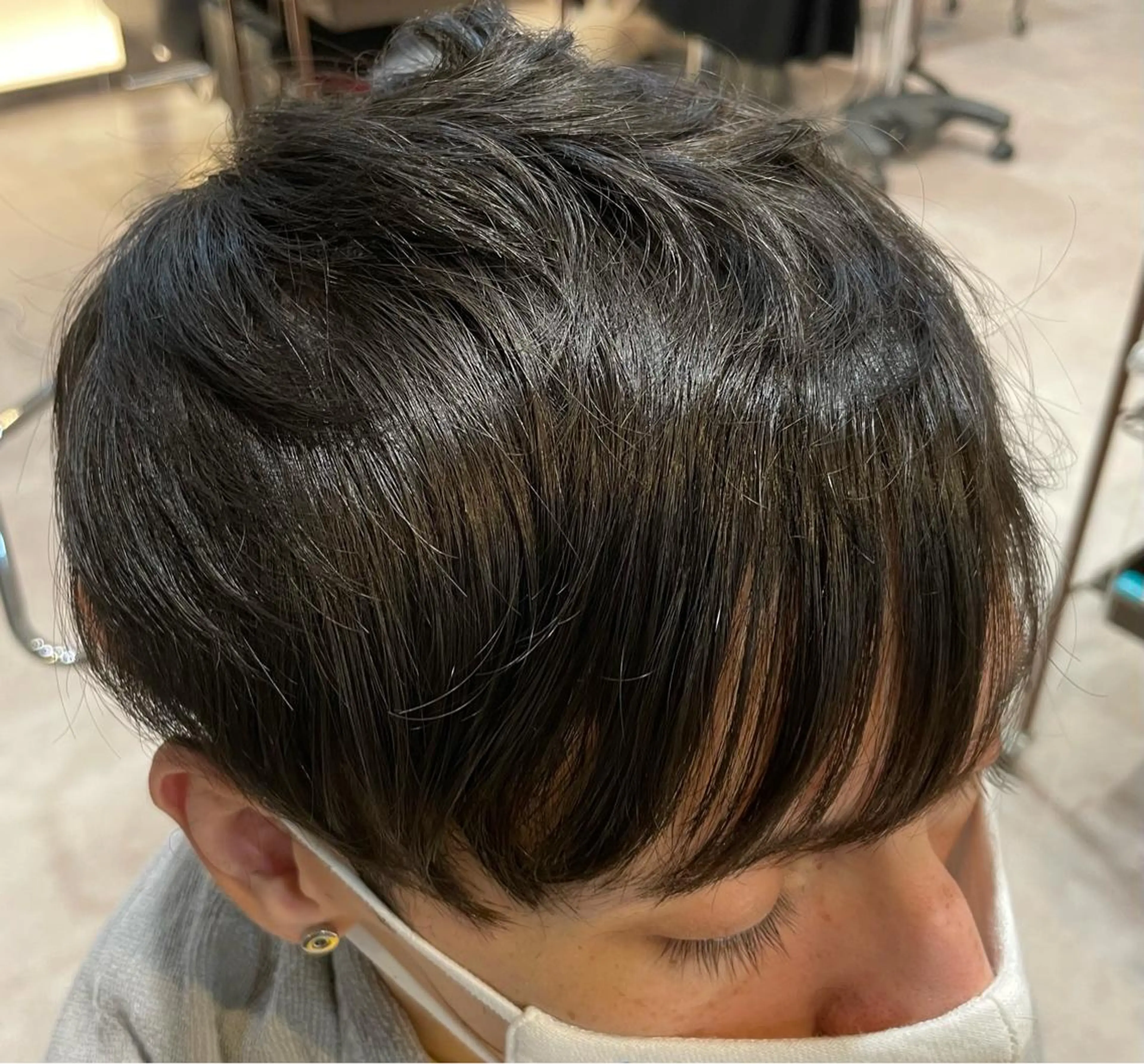 パーマ メンズ 縮毛矯正 カット 縮毛矯正 トリートメント 骨格整形カット/ ショート✂️堀夢哉のヘアスタイル