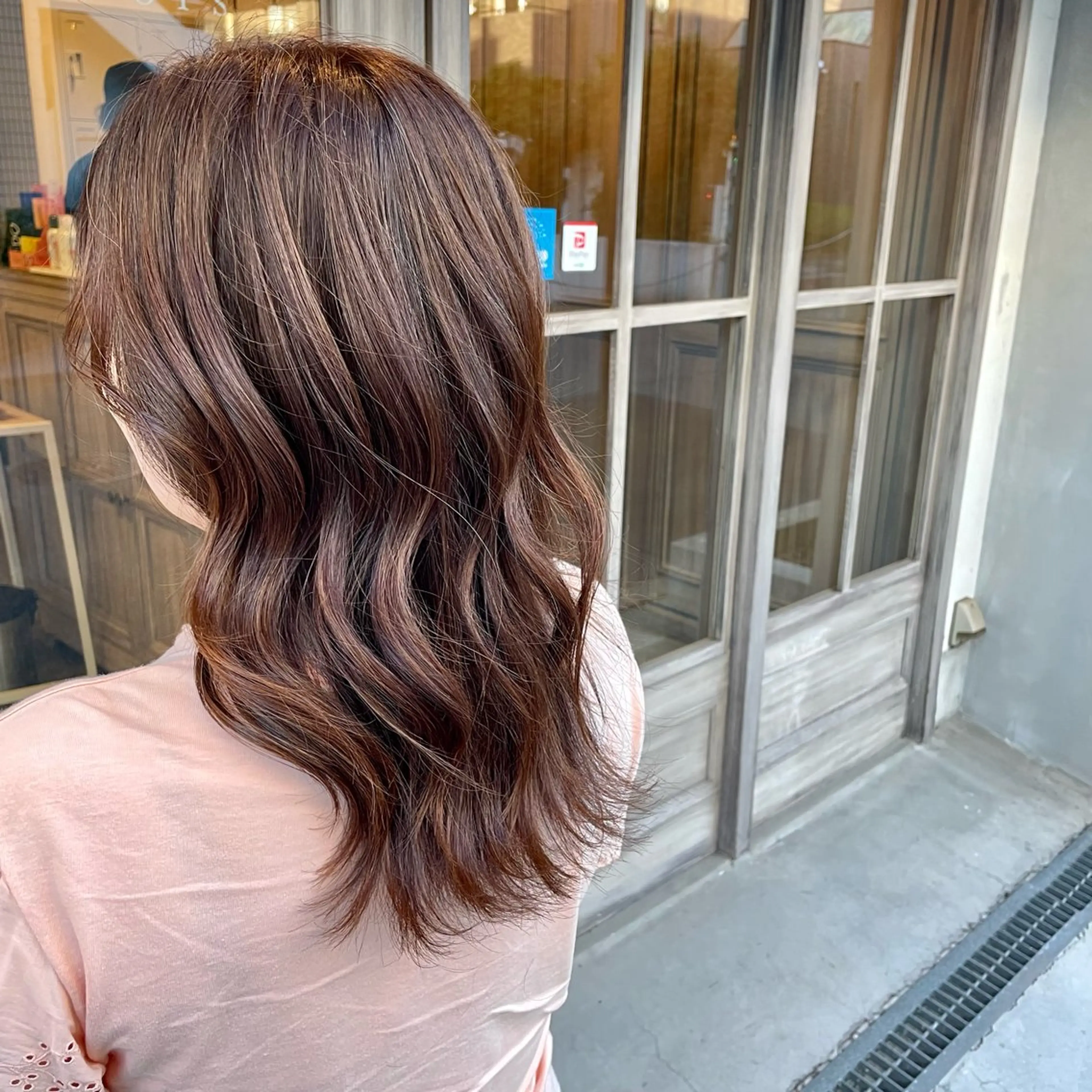 ロング カラー ハイライトカラー ハイライト 【脱白髪染め】【髪質 改善】仲井槙一のヘアスタイル