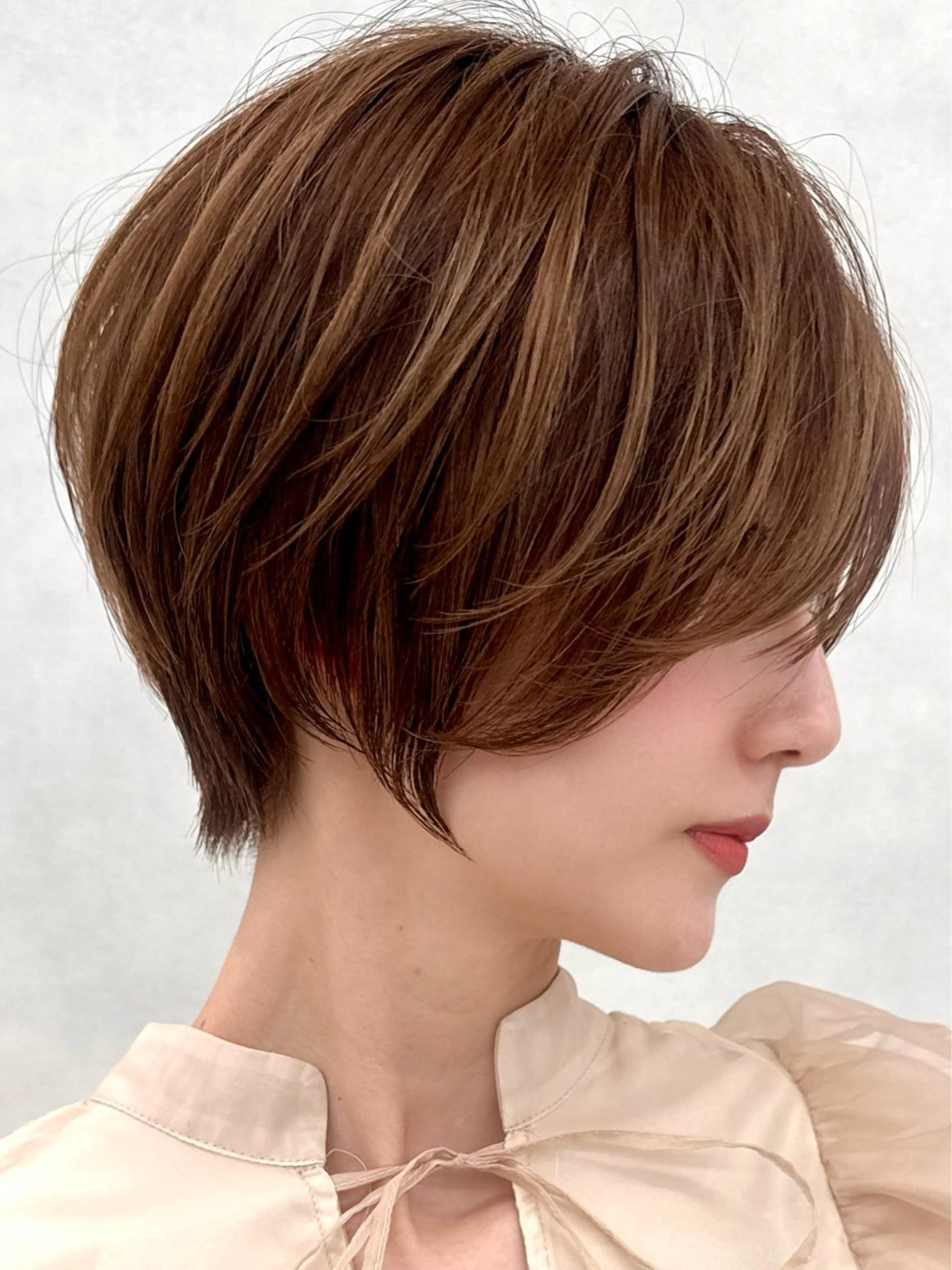 ショート ショートボブ 丸みショート ボブ ショートヘア 三鷹で1番ショート ボブをカットする新谷のヘアスタイル