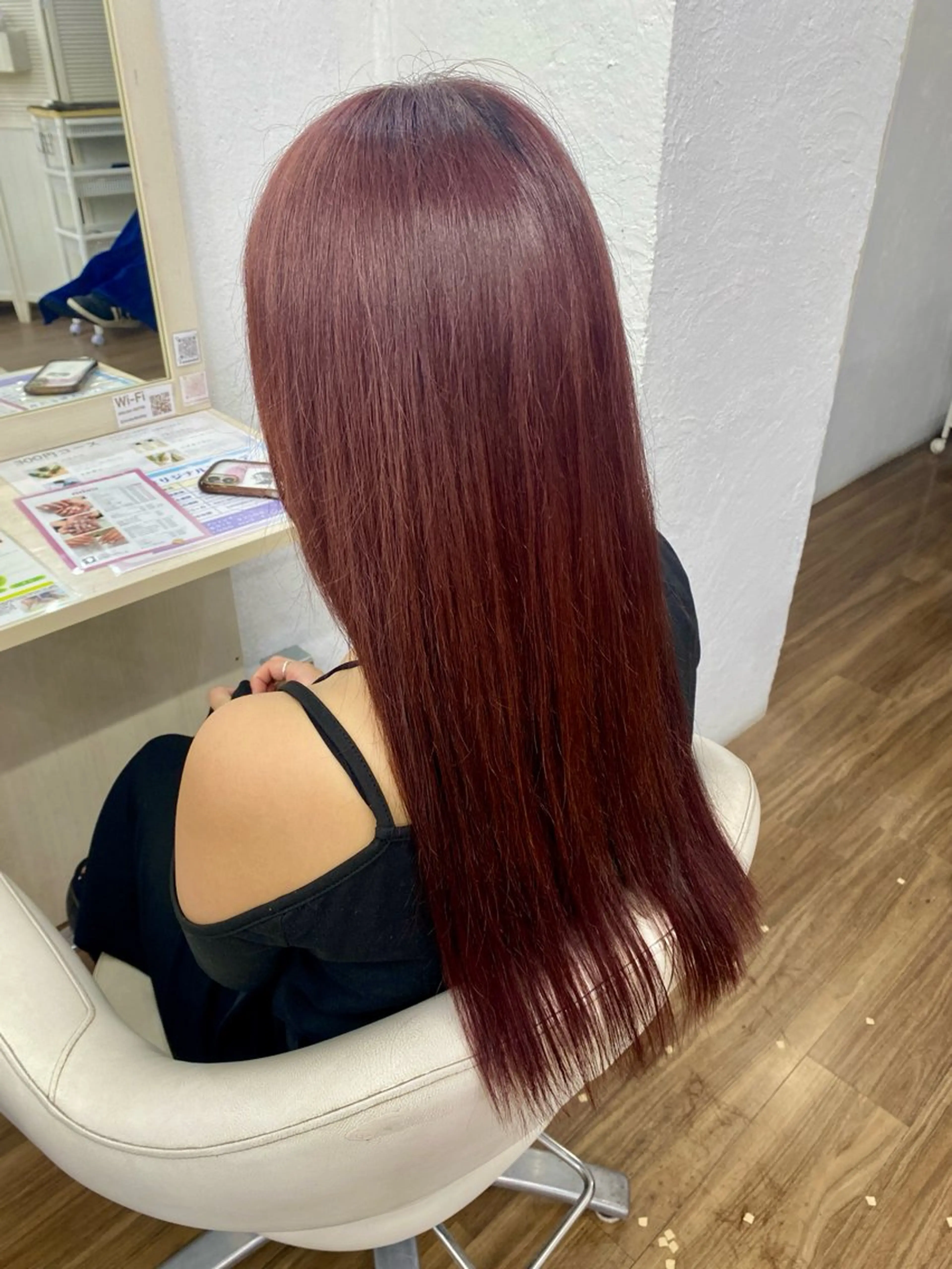 ロング エクステ エクステ GLOSS 心斎橋 山上のヘアスタイル