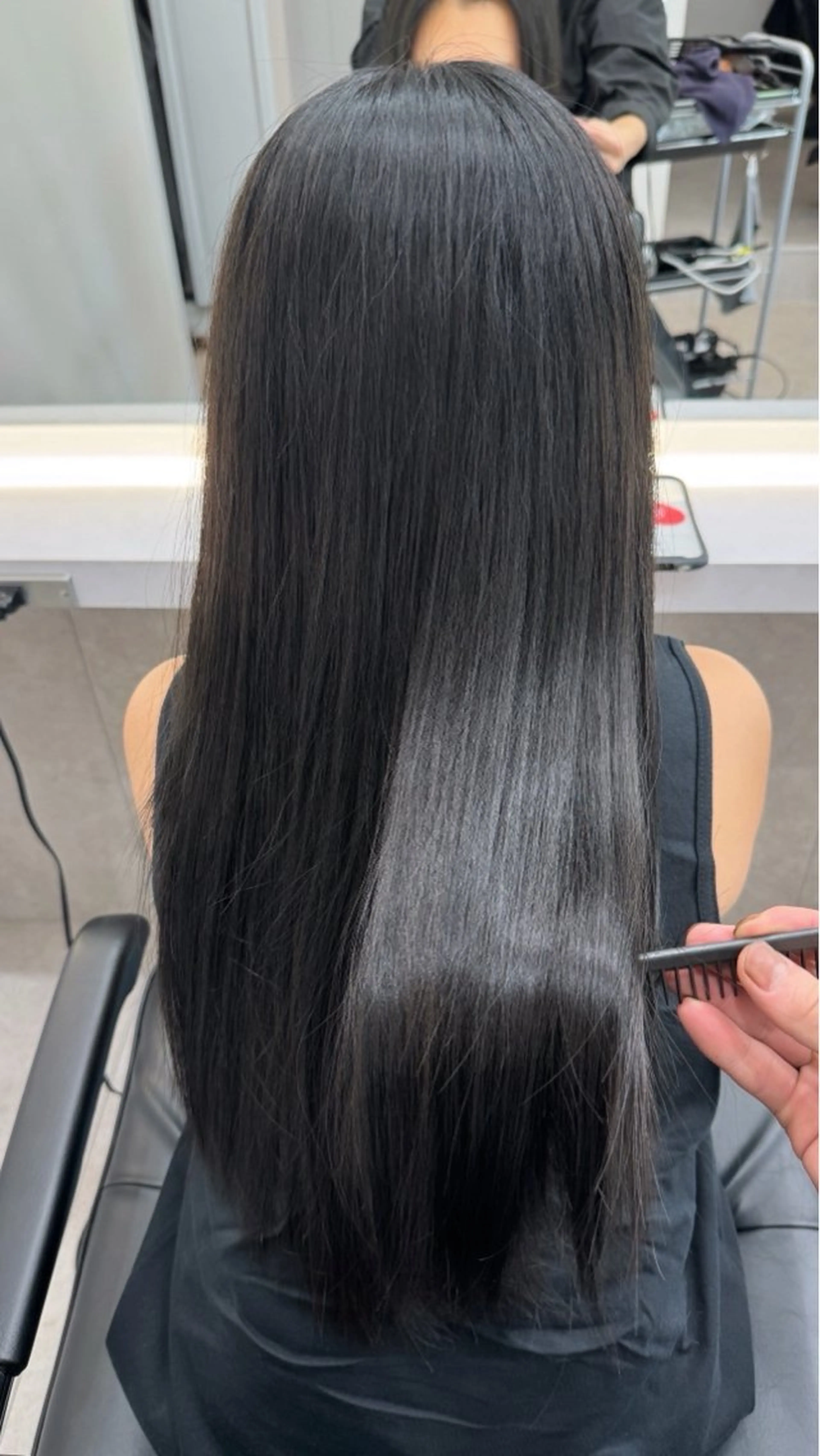 ロング カット ヘアカラー トリートメント 髪質改善/美髪縮毛矯 正のスペシャリストのヘアスタイル